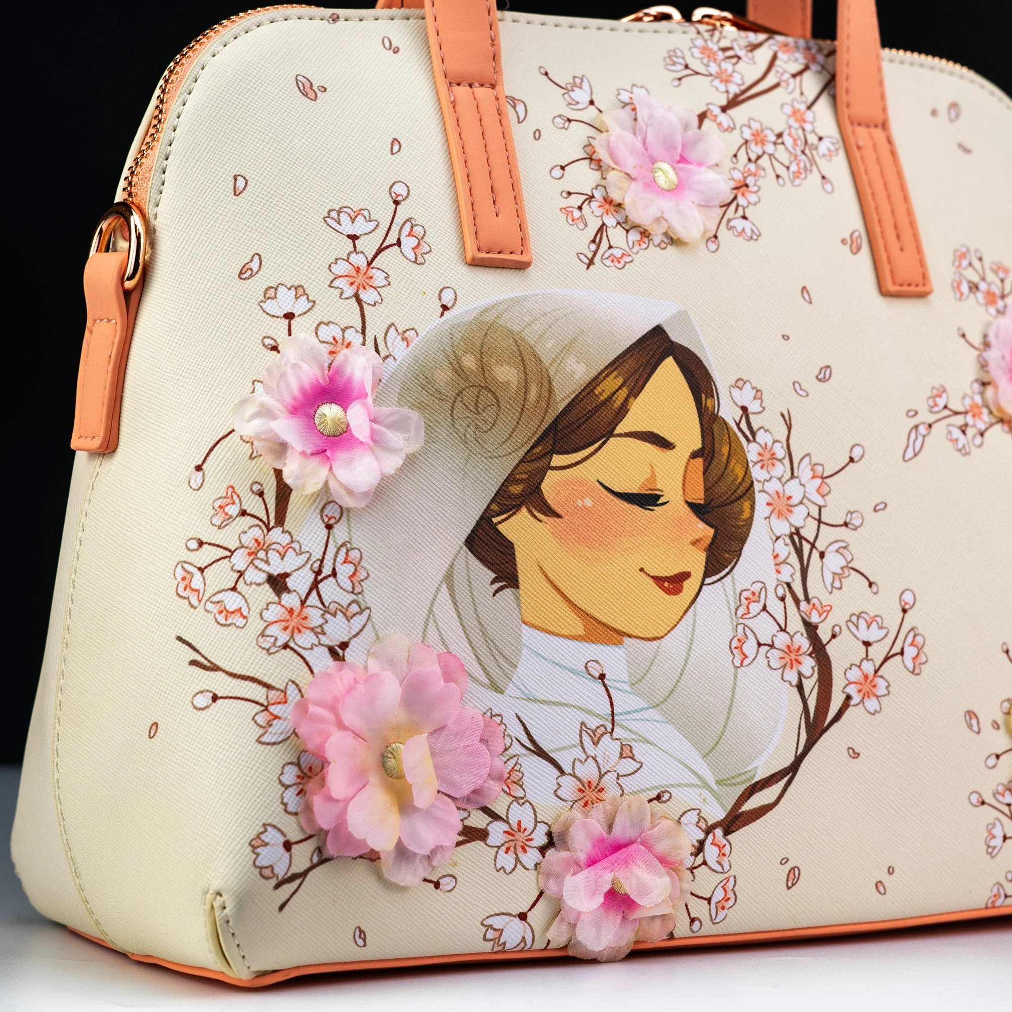 Loungefly x Star Wars Princess Leia Floral Crossbody Bag - Image 2