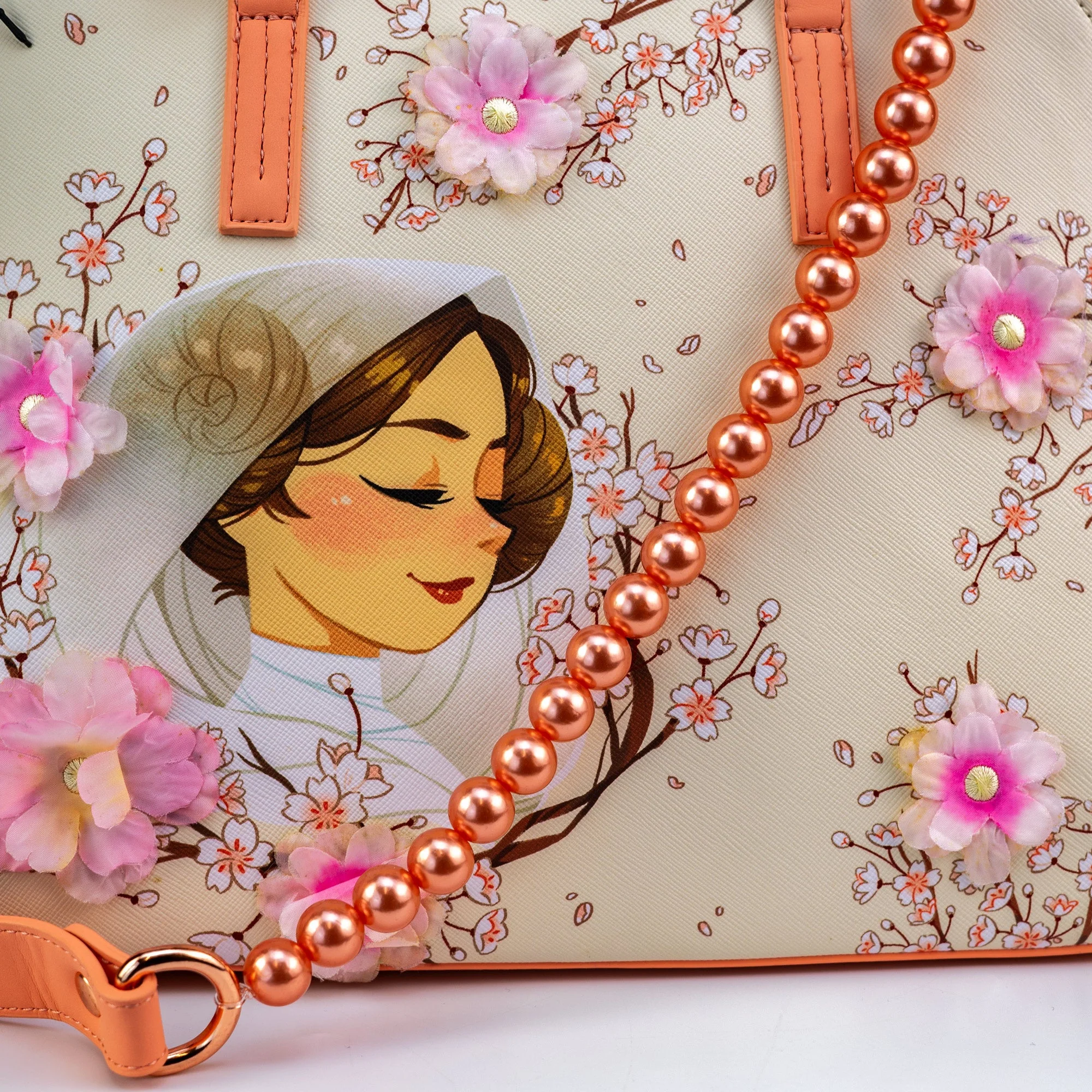 Loungefly x Star Wars Princess Leia Floral Crossbody Bag - Image 6