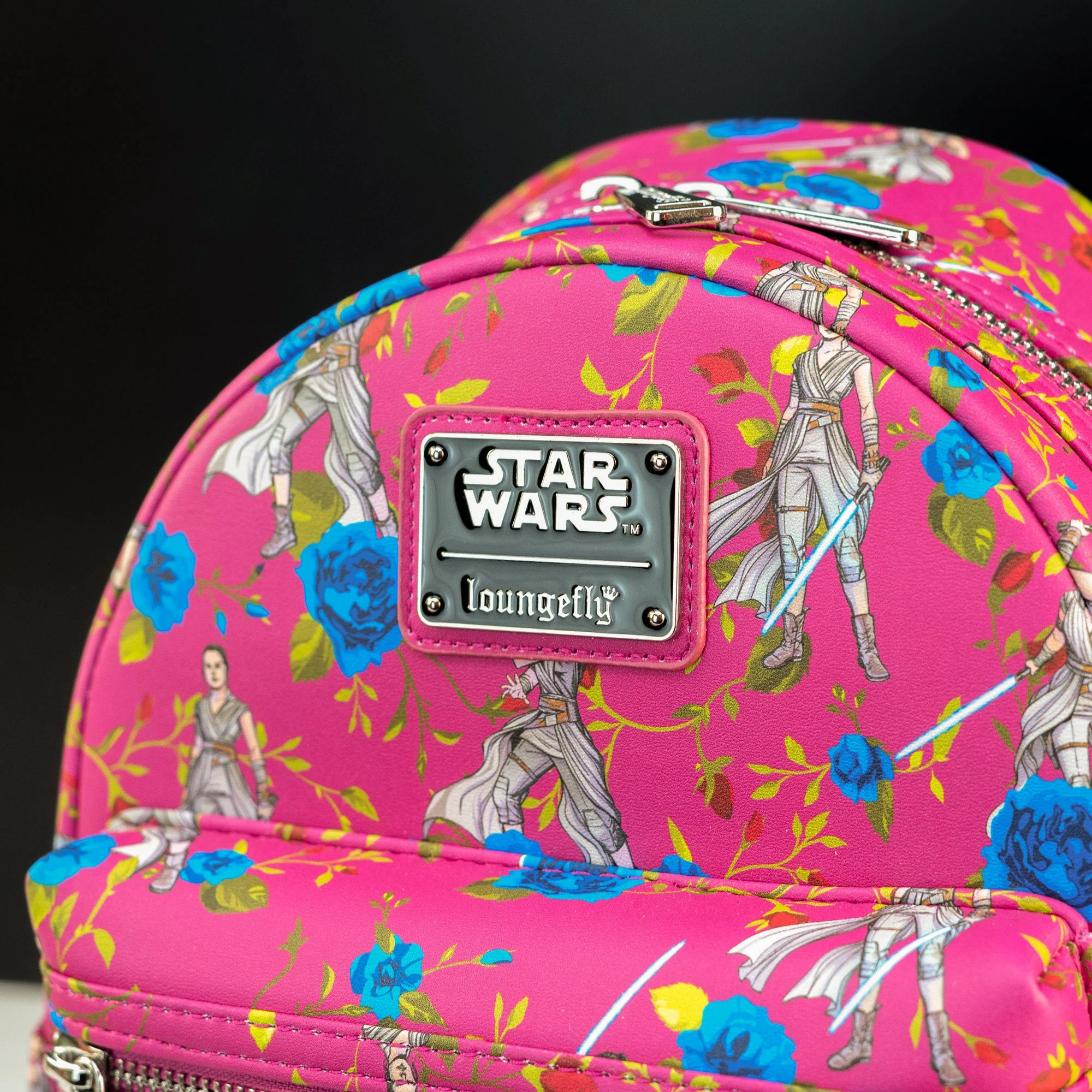 Loungefly x Star Wars Rey Floral All Over Print Mini Backpack - Image 2