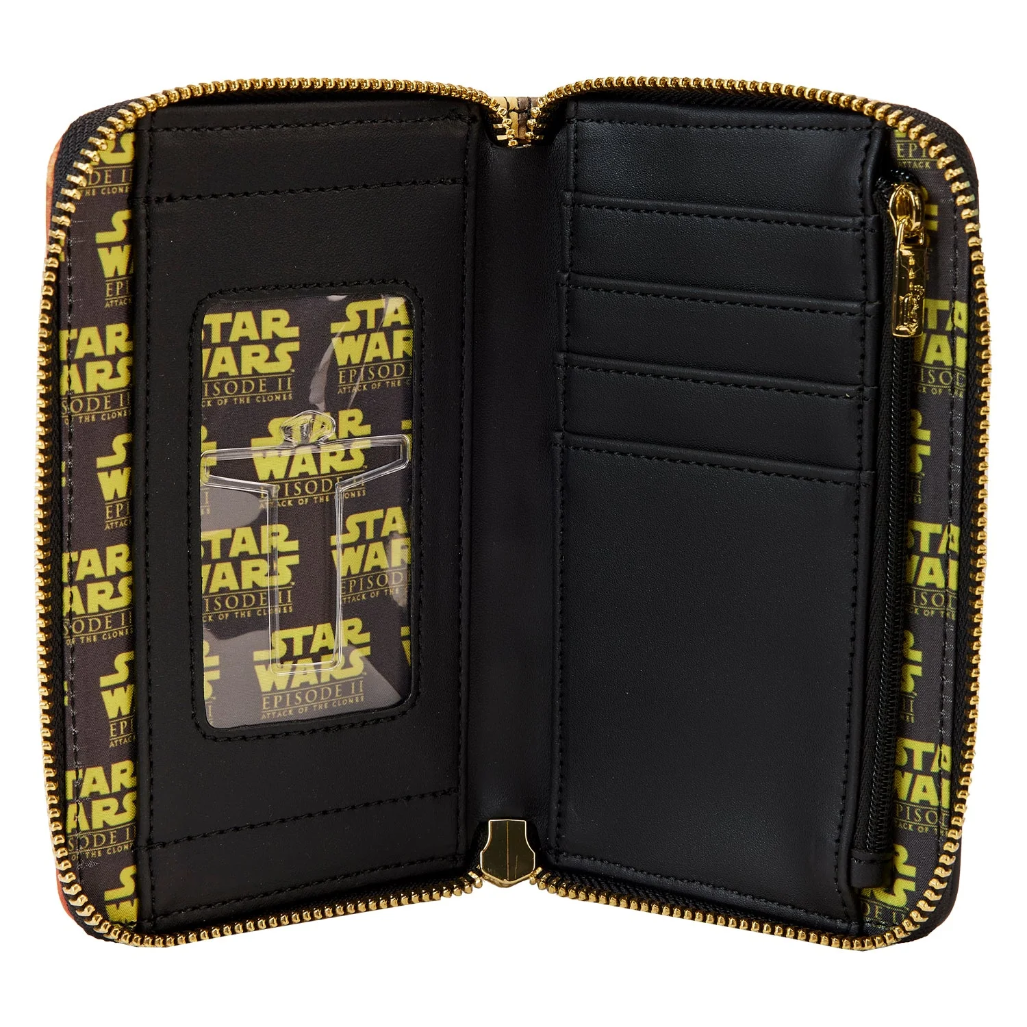 Loungefly x Star Wars Scenes Attack of the Clones Zip Around Wallet - Image 4