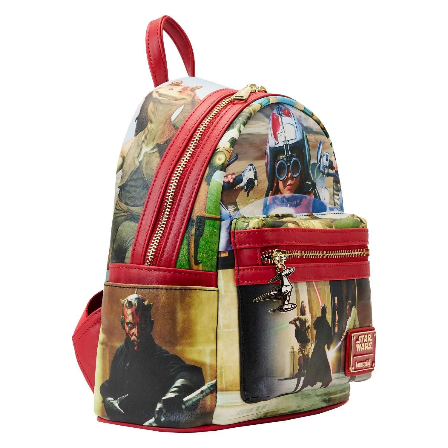 Loungefly x Star Wars Scenes Phantom Menace Mini Backpack - Image 4