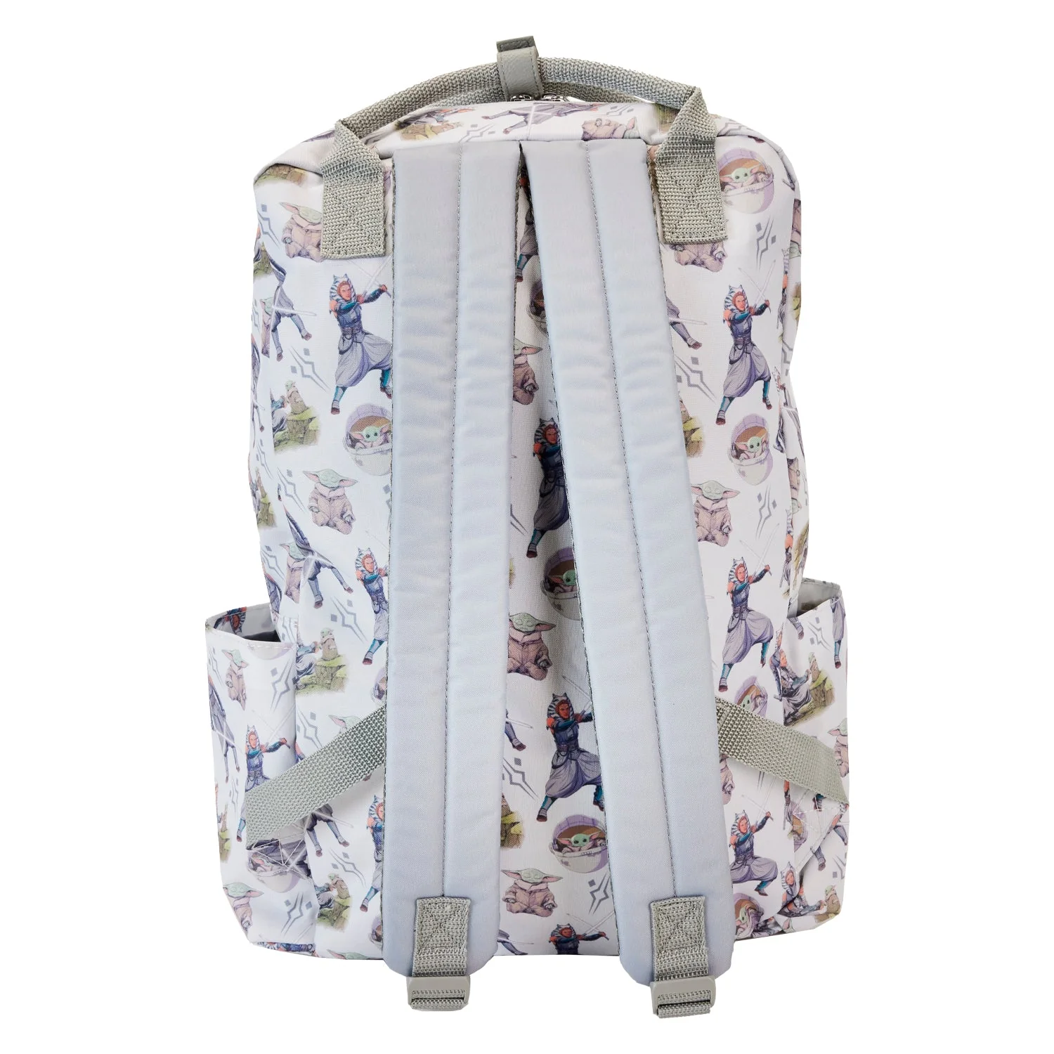 Loungefly x Star Wars The Mandalorian AOP Full Sized Nylon Backpack - Image 3