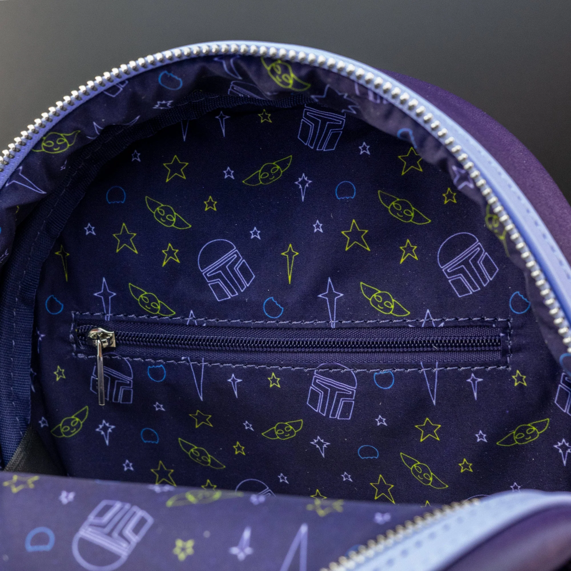 Loungefly x Star Wars The Mandalorian Grogu Constellations Mini Backpack - Image 6