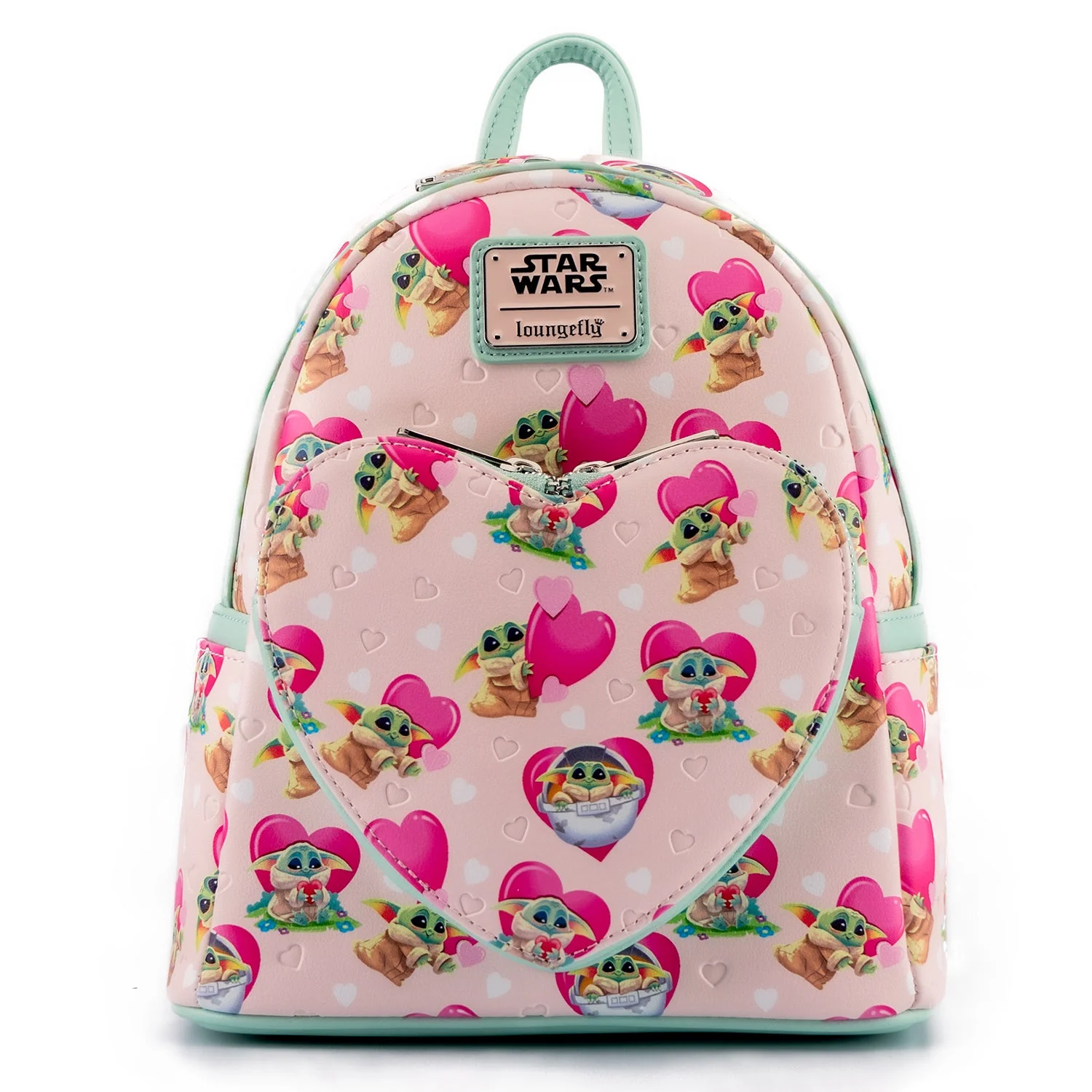 Loungefly x Star Wars The Mandalorian Grogu Valentines Mini Backpack - Image 2