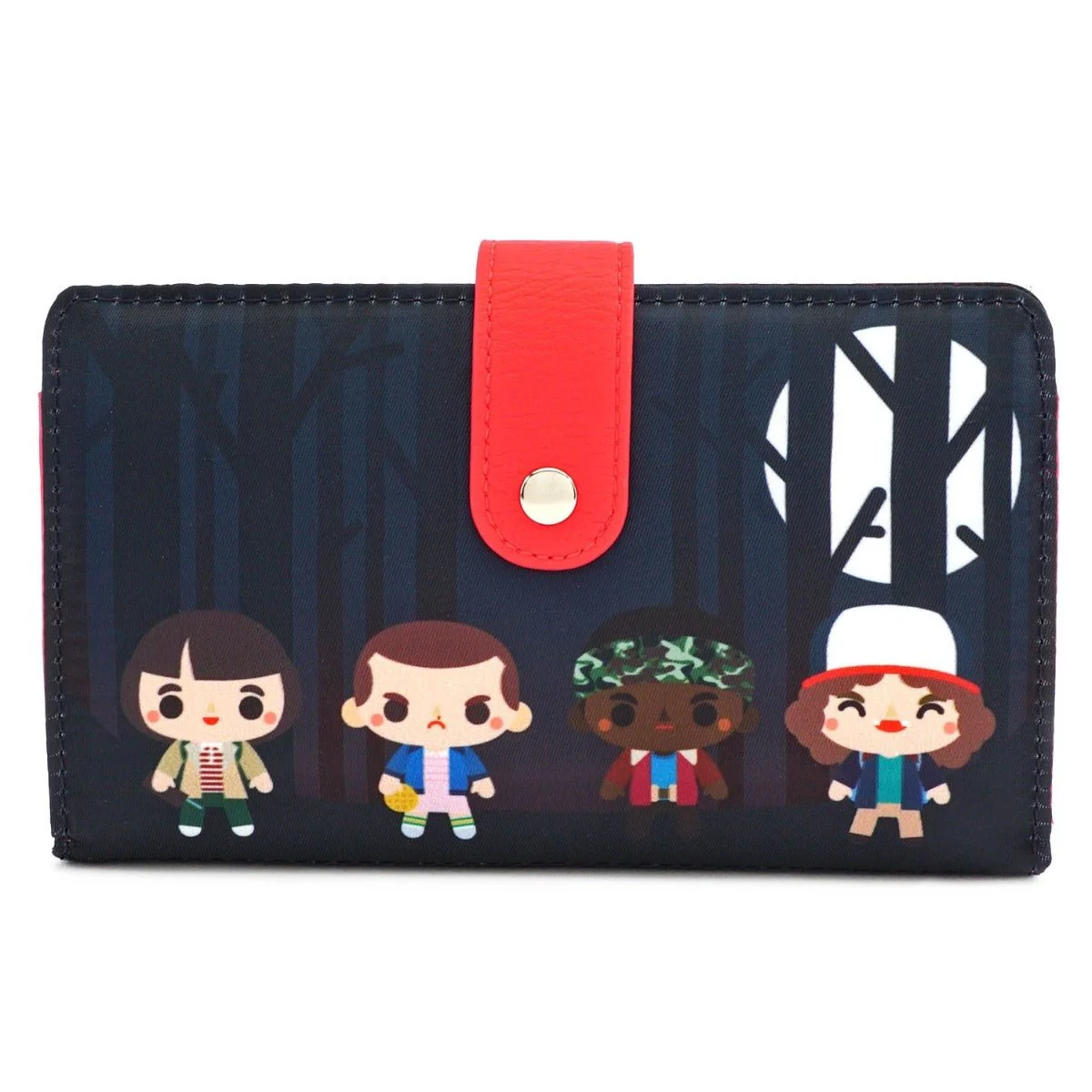 Loungefly x Stranger Things Nylon Chibi Flap Purse - Image 3
