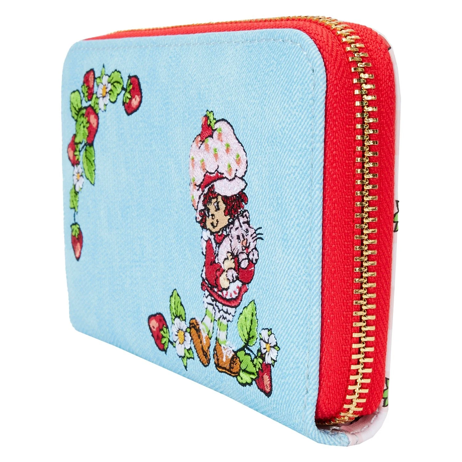 Loungefly x Strawberry Shortcake Denim Plaid Wallet - Image 4