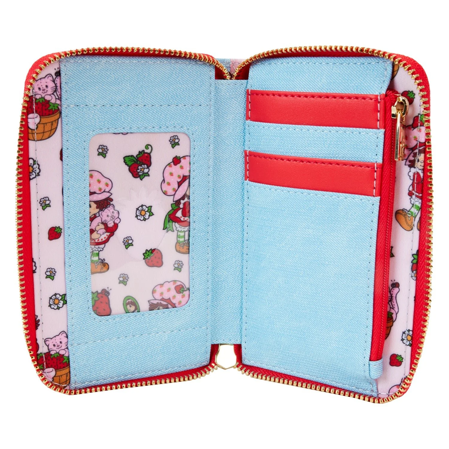 Loungefly x Strawberry Shortcake Denim Plaid Wallet - Image 5