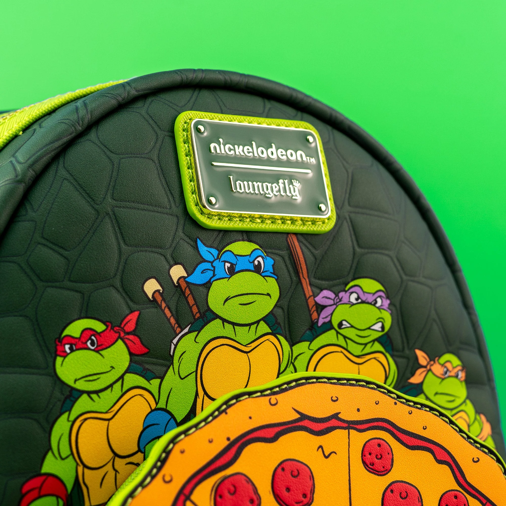 Loungefly x Nickelodeon Teenage Mutant Ninja Turtles Pizza Pocket Mini Backpack - Image 2