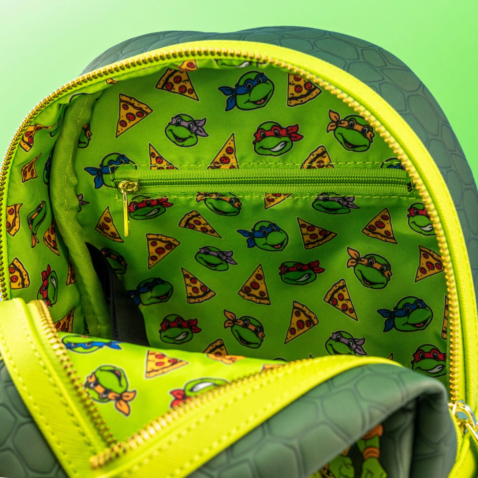 Loungefly x Nickelodeon Teenage Mutant Ninja Turtles Pizza Pocket Mini Backpack - Image 7