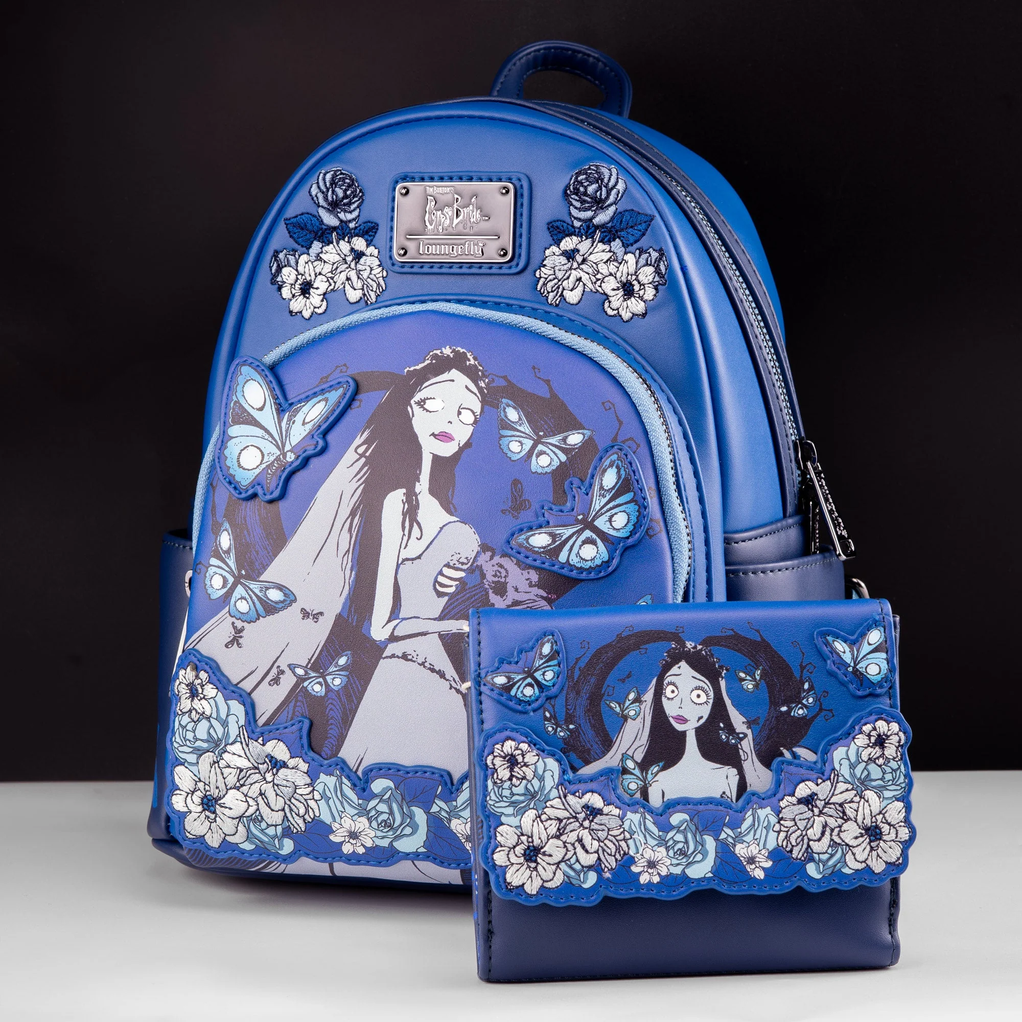 Loungefly x The Corpse Bride Floral Butterflies Mini Backpack - Image 8