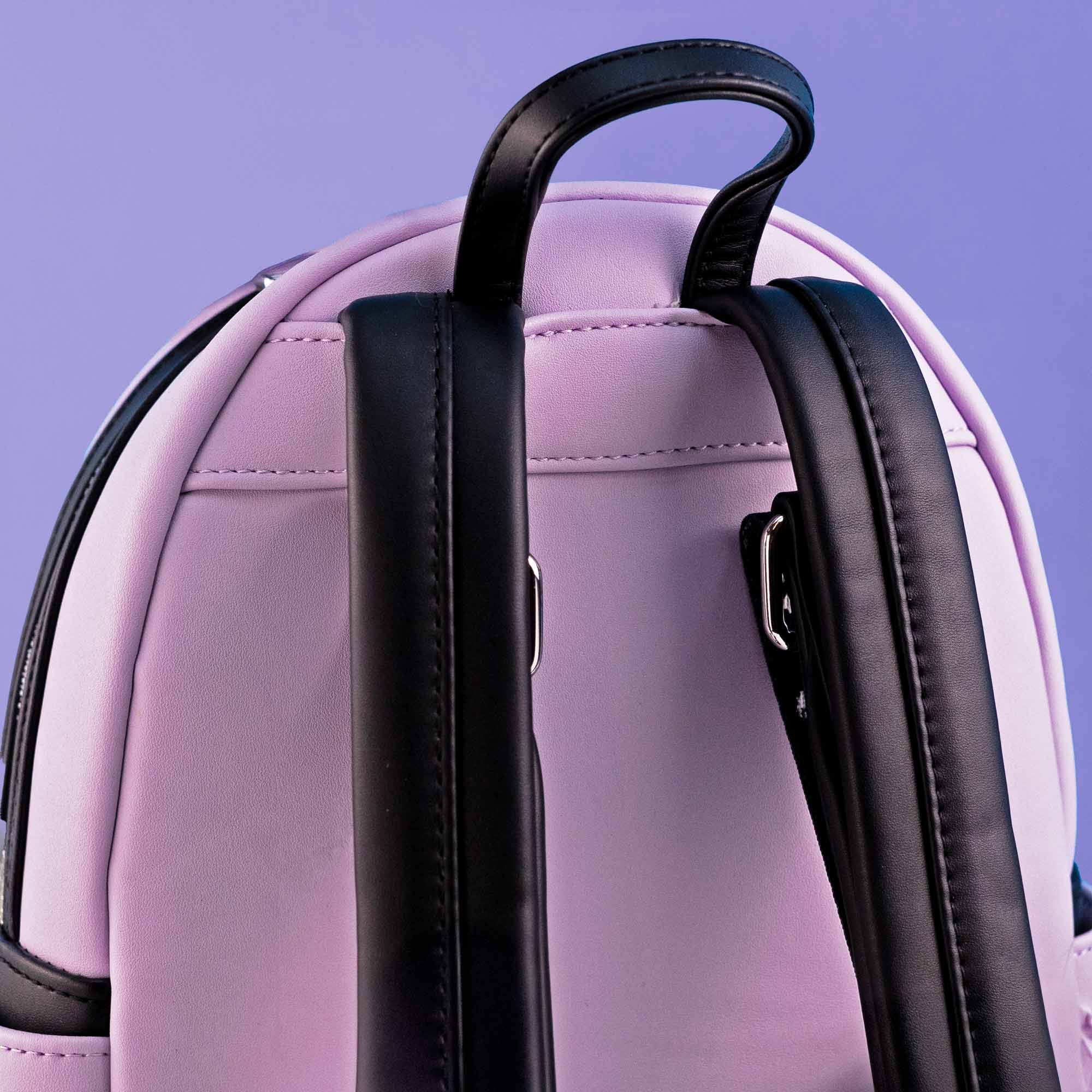 Loungefly x The Nightmare Before Christmas Jack and Sally Lavender Floral Mini Backpack - Image 8