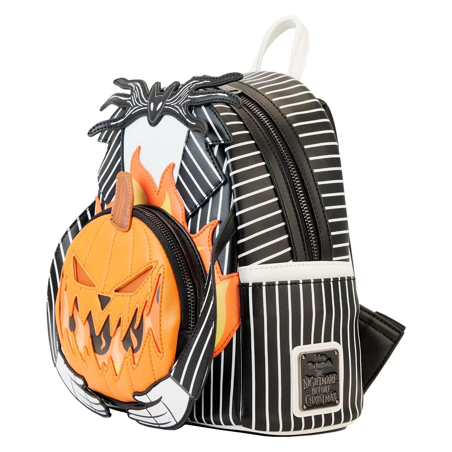 Loungefly x The Nightmare Before Christmas Jack Skellington Pumpkin Head Mini Backpack - Image 3