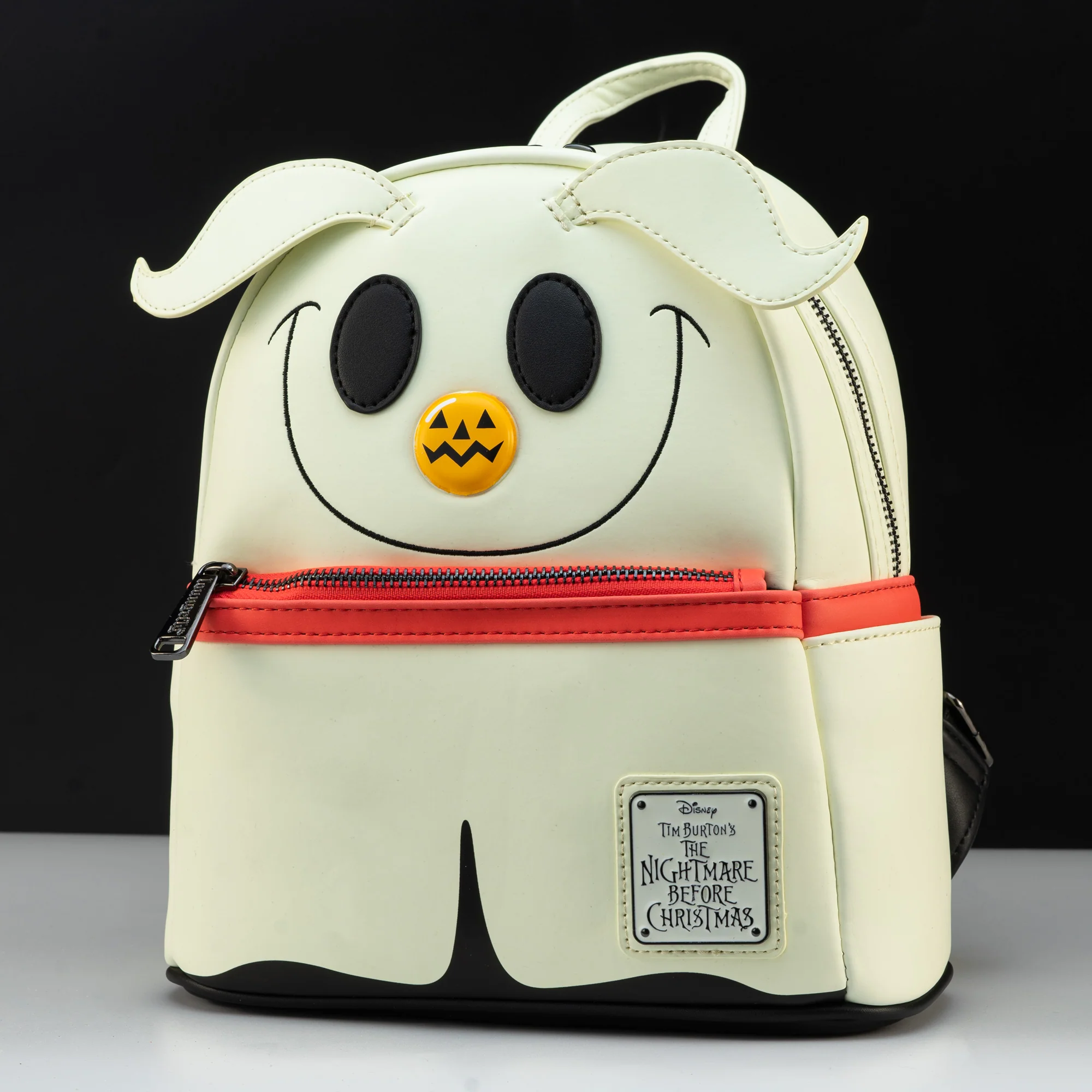 Loungefly x The Nightmare Before Christmas Zero Cosplay Glow in the Dark Mini Backpack - Image 5