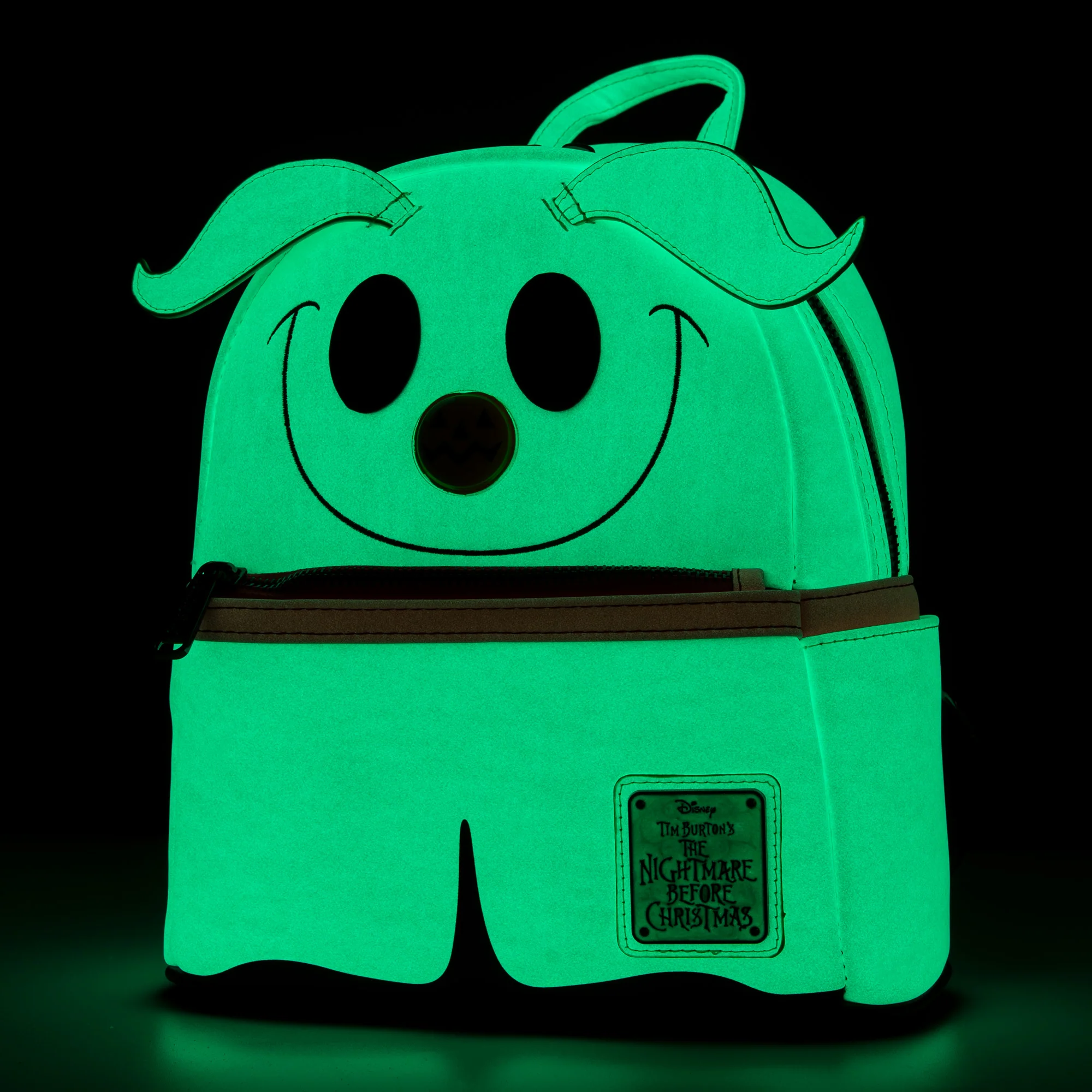 Loungefly x The Nightmare Before Christmas Zero Cosplay Glow in the Dark Mini Backpack - Image 6