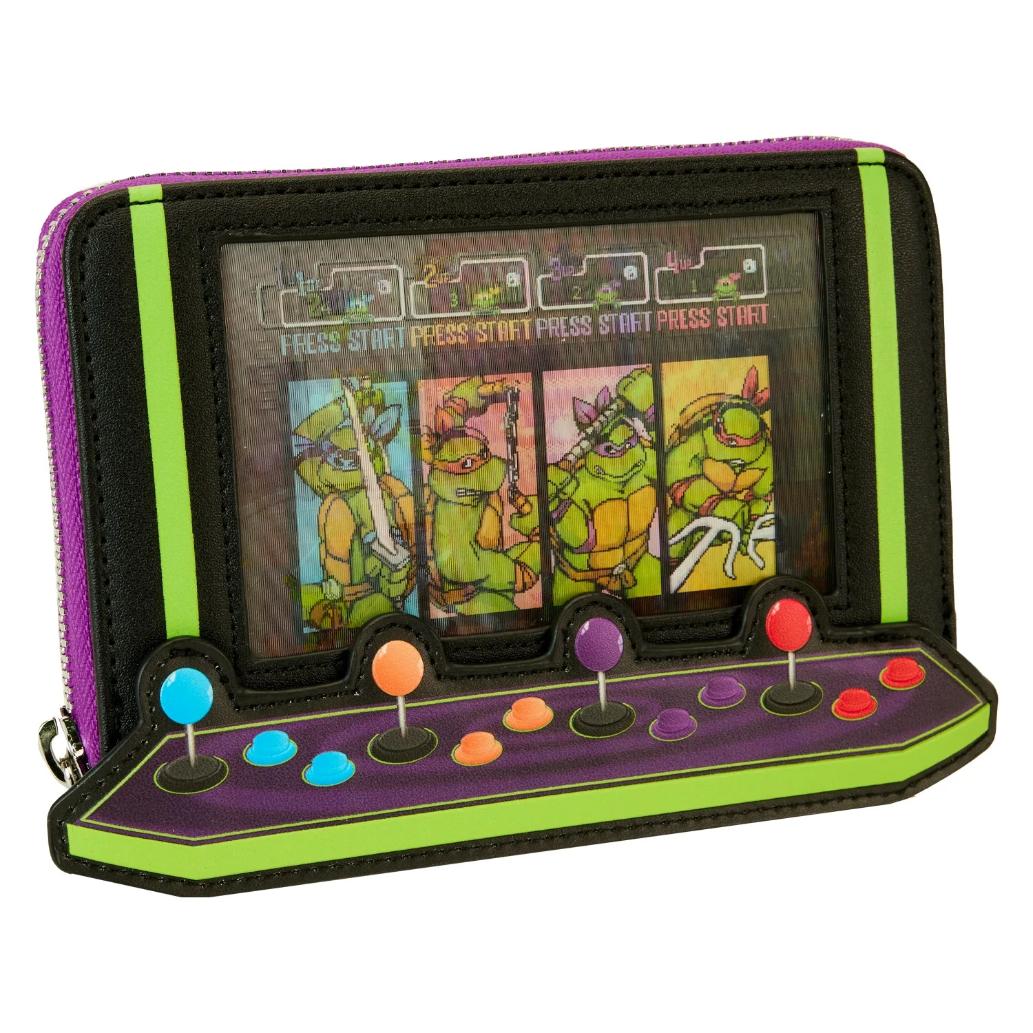 Loungefly x TMNT 40th Anniversary Vintage Arcade Wallet - Image 2