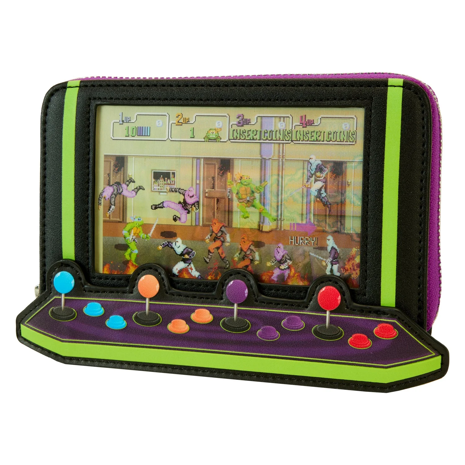Loungefly x TMNT 40th Anniversary Vintage Arcade Wallet - Image 3