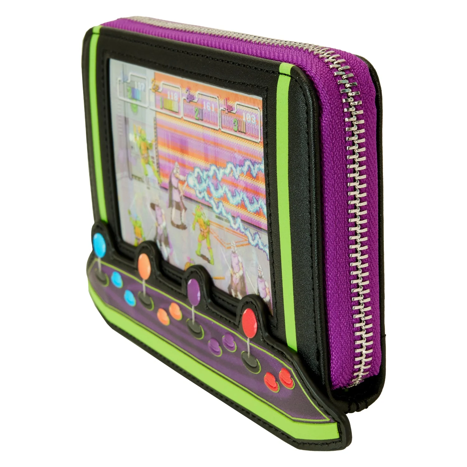 Loungefly x TMNT 40th Anniversary Vintage Arcade Wallet - Image 4