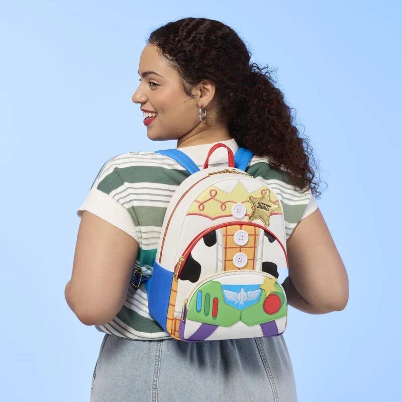 Loungefly x Toy Story 5 Triple Pocket Mid-Size Backpack - Image 3