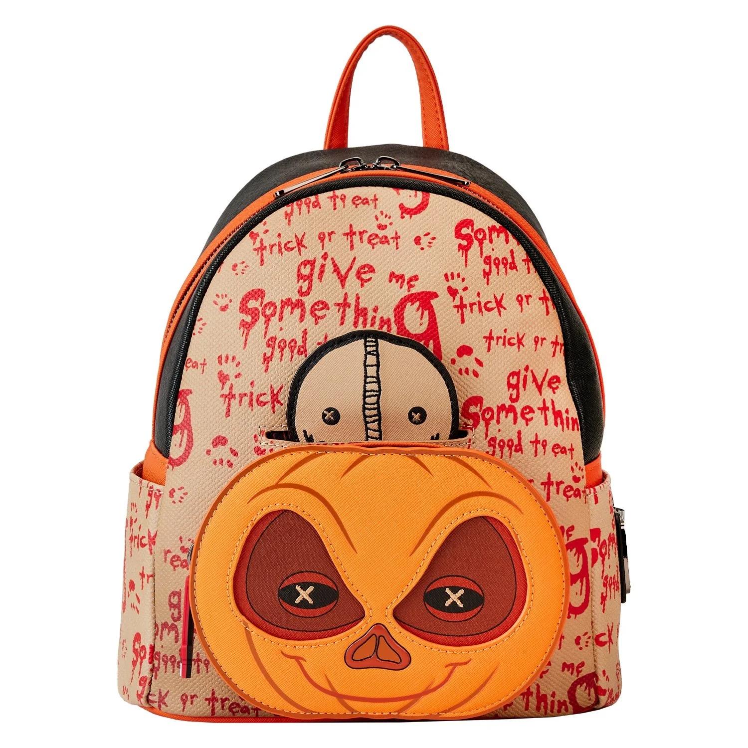 Loungefly x Trick ‘r Treat Pumpkin Cosplay Mini Backpack - Image 2