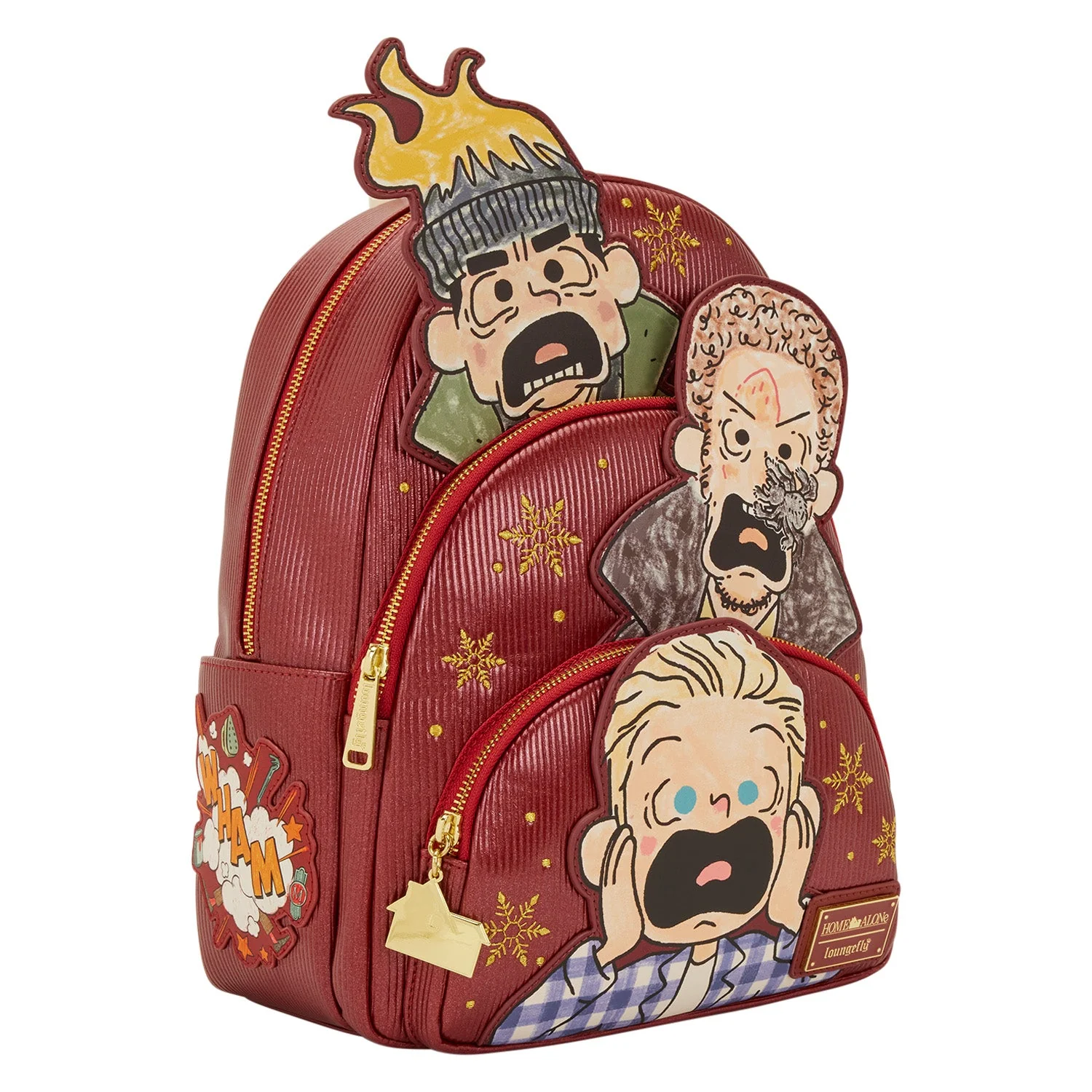 Loungefly x Home Alone Triple Pocket Mid-Size Backpack - Image 3