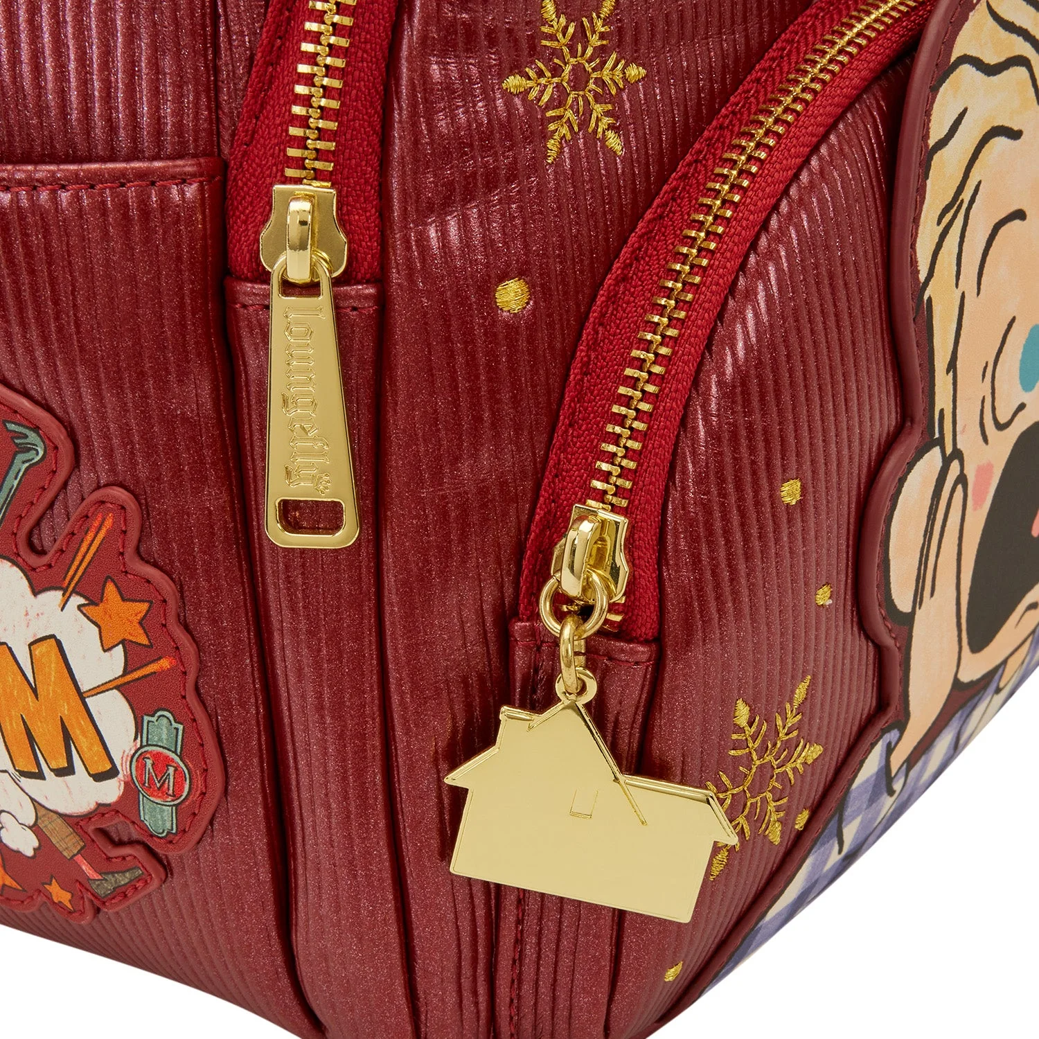 Loungefly x Home Alone Triple Pocket Mid-Size Backpack - Image 6