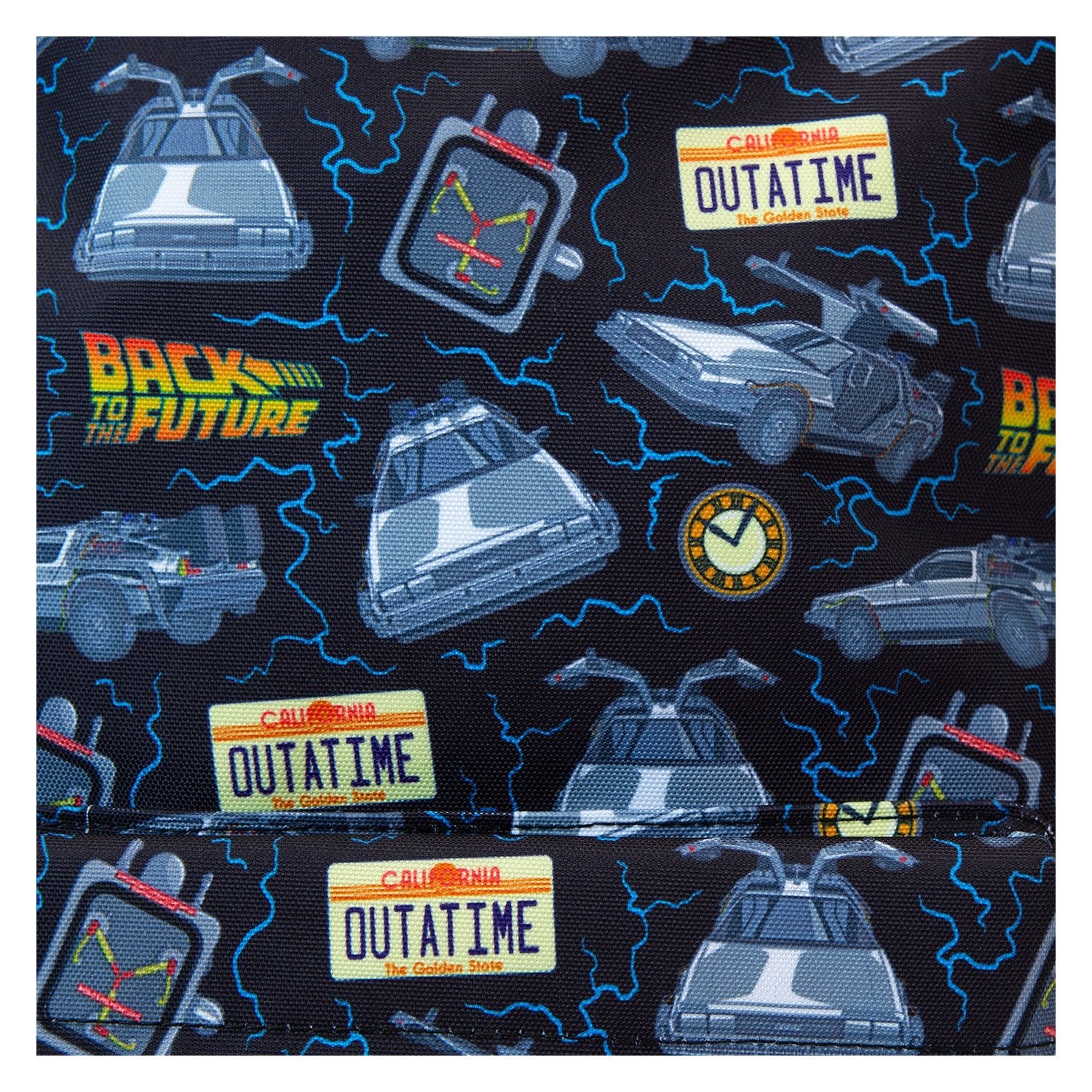 Loungefly x Universal Back to the Future 40th Anniversary Nylon Full-Size Backpack - Image 5