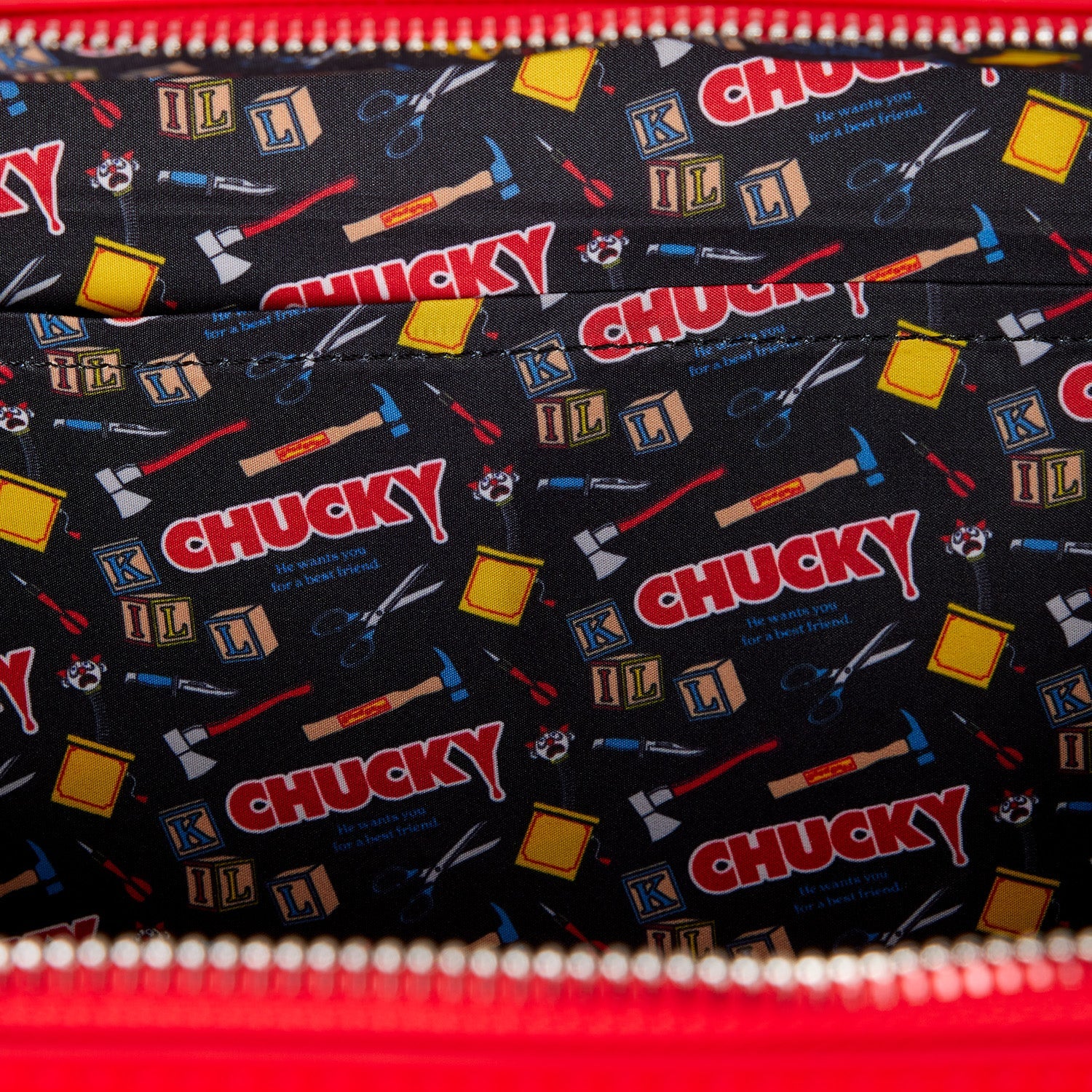 Loungefly x Universal Chucky Crossbody Bag - Image 5