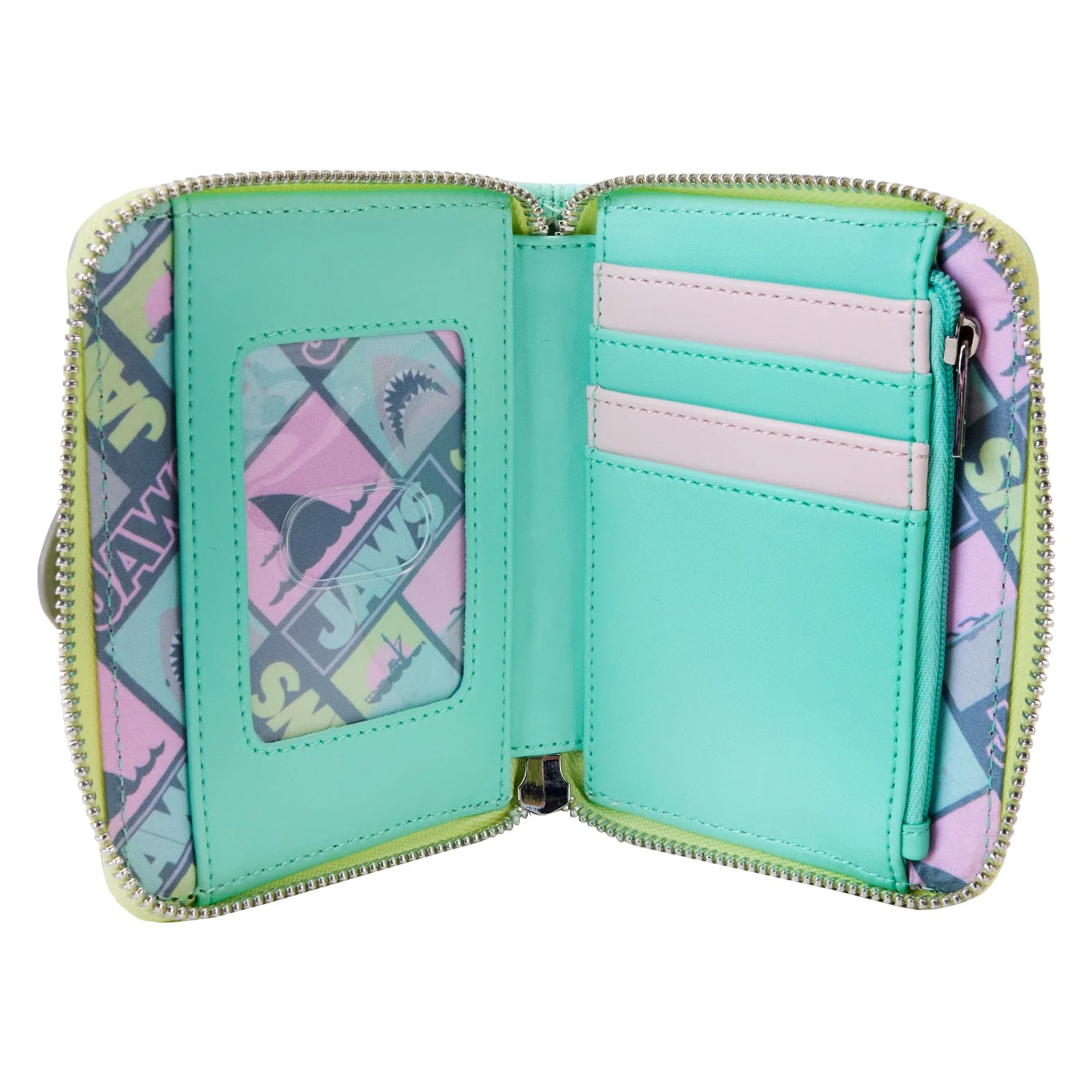 Loungefly x Universal Jaws Zip Around Wallet - Image 4