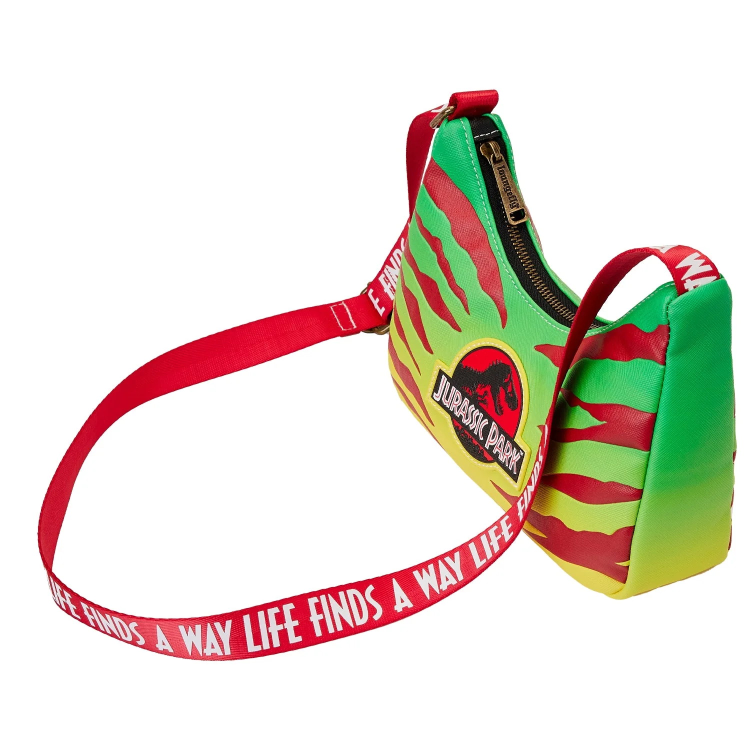 Loungefly x Universal Jurassic Park 30th Anniversary Life Finds A Way Crossbody Bag - Image 3