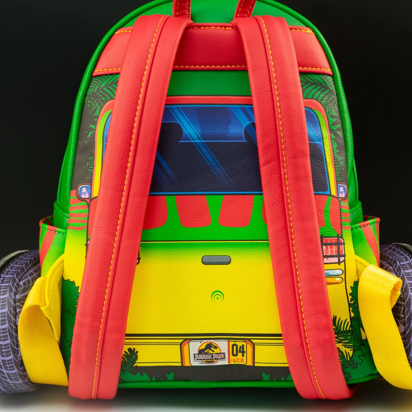 Loungefly x Universal Jurassic Park T-Rex Vehicle Escape Light Up Mini Backpack - Image 11