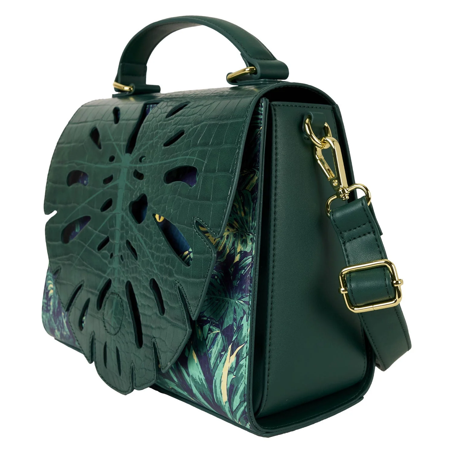 Loungefly x Universal Jurassic World Leaf Flap Crossbody Bag - Image 3