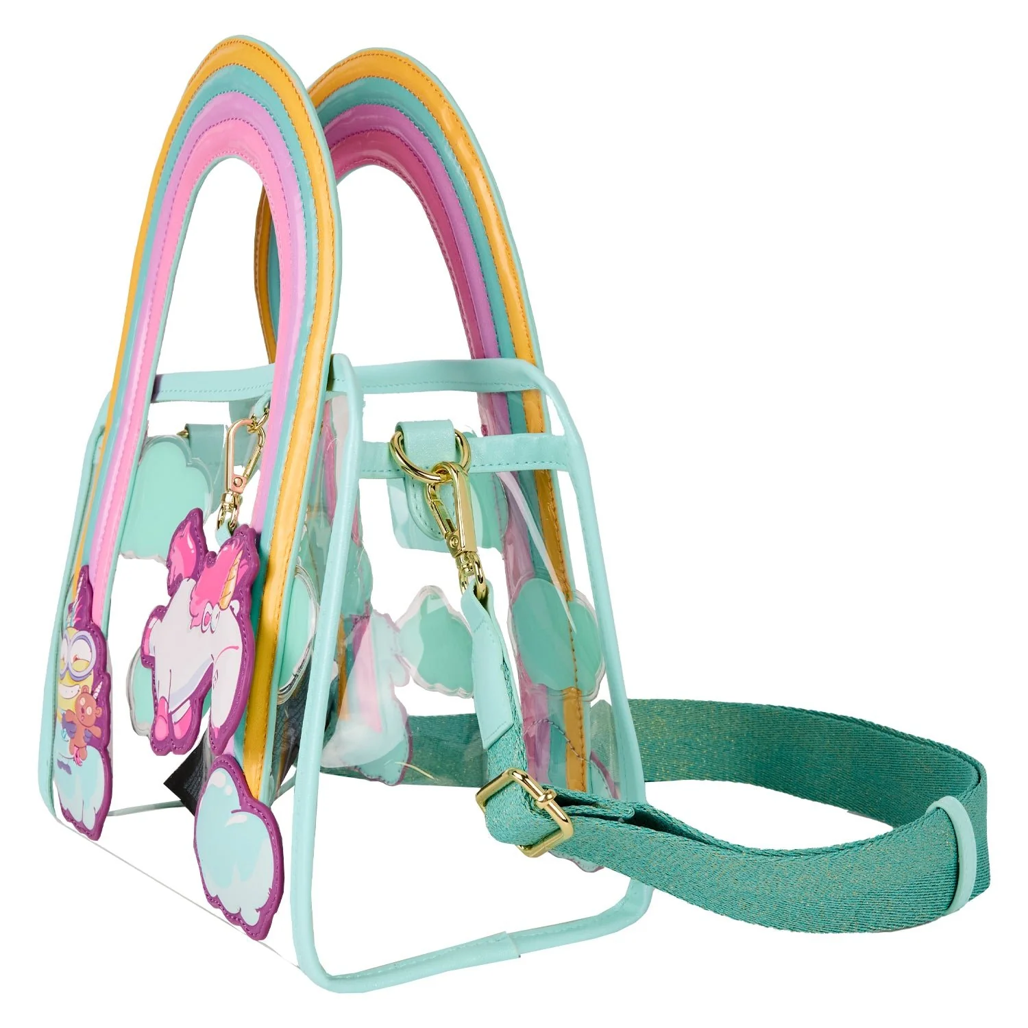 Loungefly x Universal Minions Fluffy the Unicorn Mini Tote Bag - Image 2
