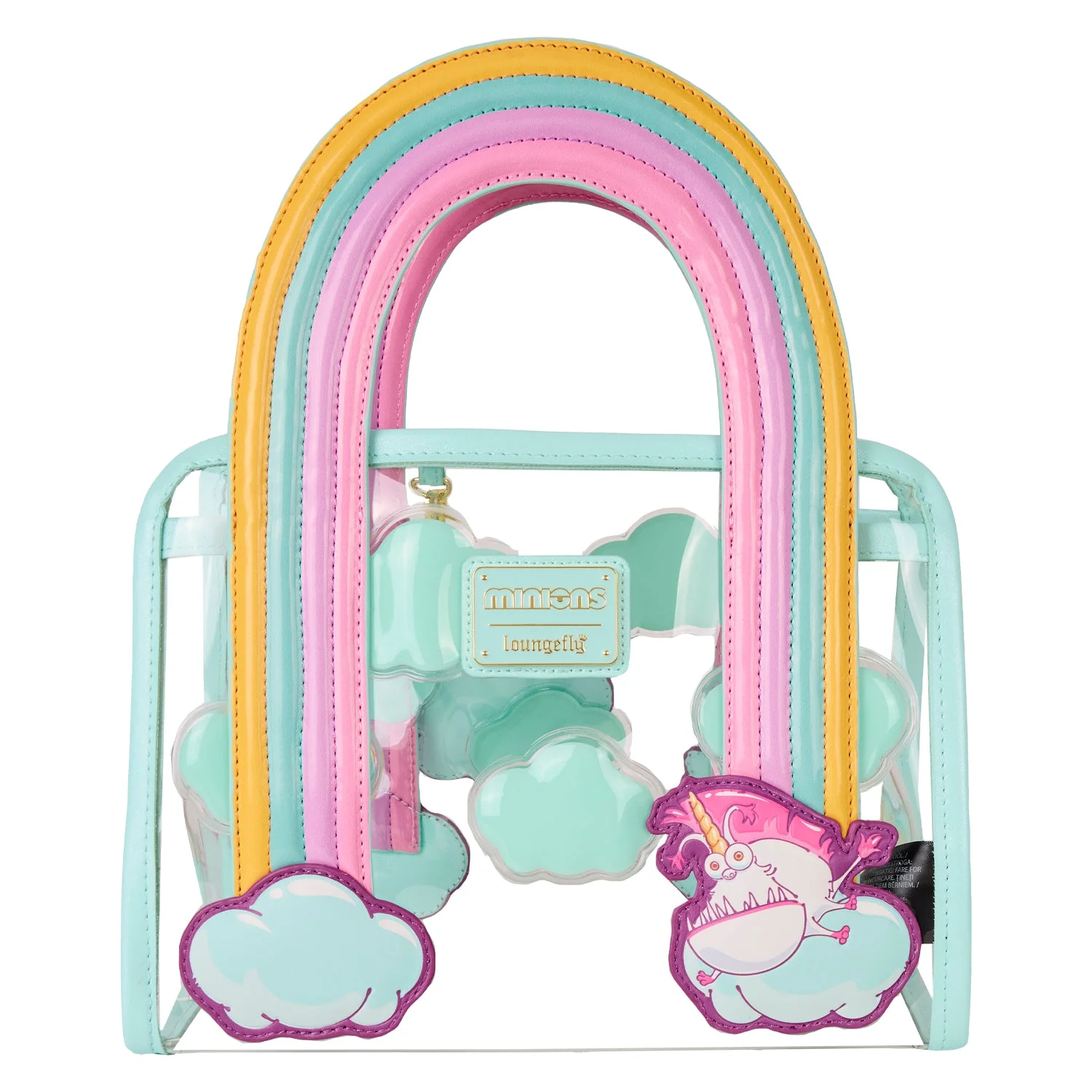 Loungefly x Universal Minions Fluffy the Unicorn Mini Tote Bag - Image 3