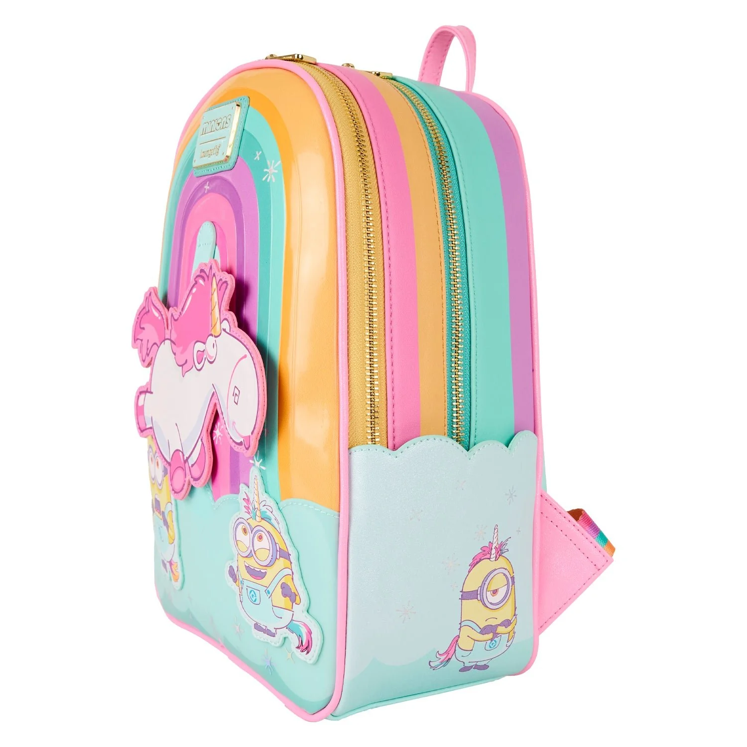 Loungefly x Universal Minions Fluffy the Unicorn Mini Backpack - Image 4