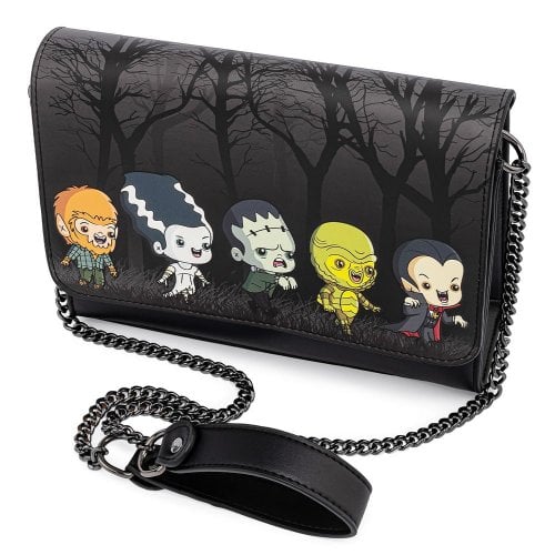 Loungefly x Universal Monsters Chibi Line Chain Strap Crossbody Bag - Image 4