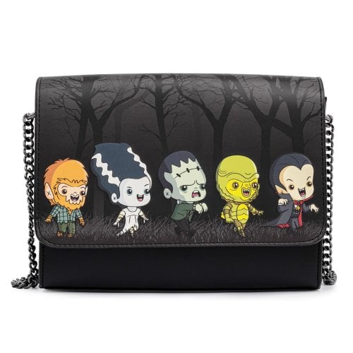 Loungefly x Universal Monsters Chibi Line Chain Strap Crossbody Bag - Image 5