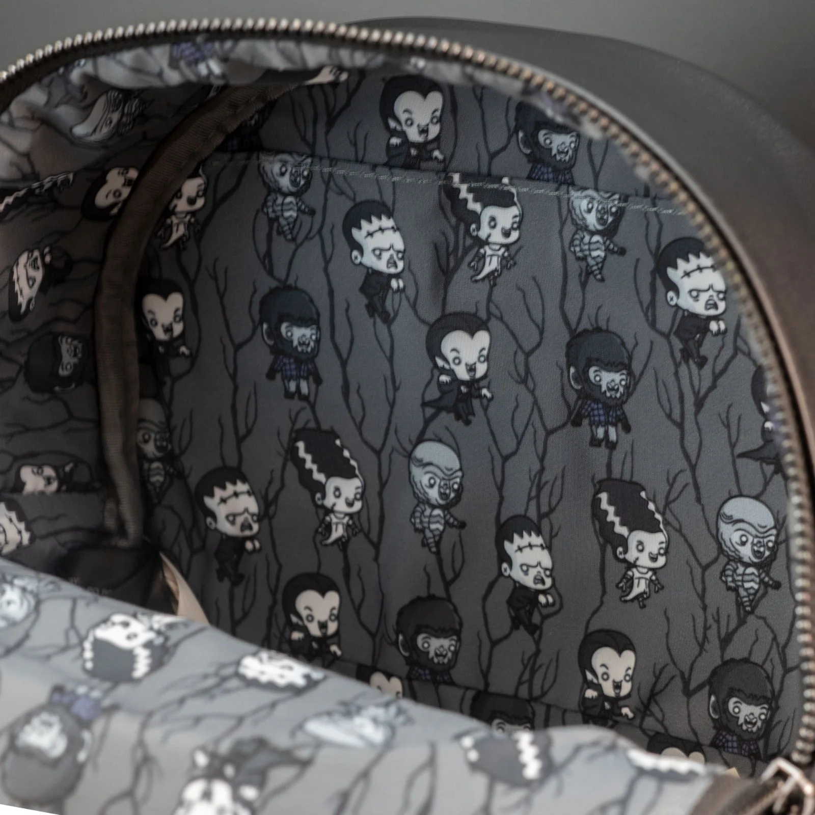 Loungefly x Universal Monsters Triple Pocket Mini Backpack - Image 5
