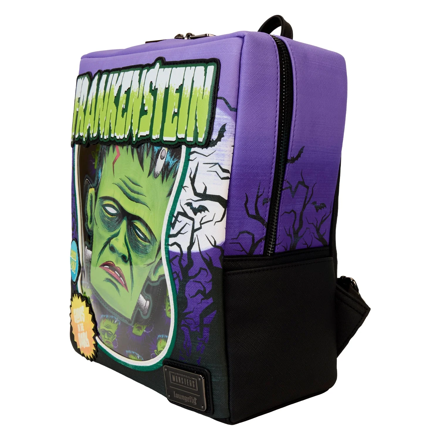 Loungefly x Universal Monsters Frankenstein Neon Mask Mini Backpack - Image 4