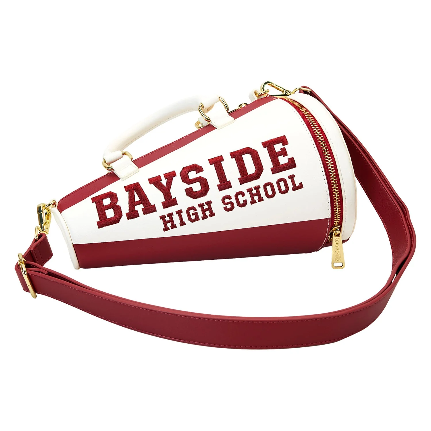 Loungefly x Universal Saved by the Bell Bayside High Megaphone Figural Crossbody Bag - Image 5