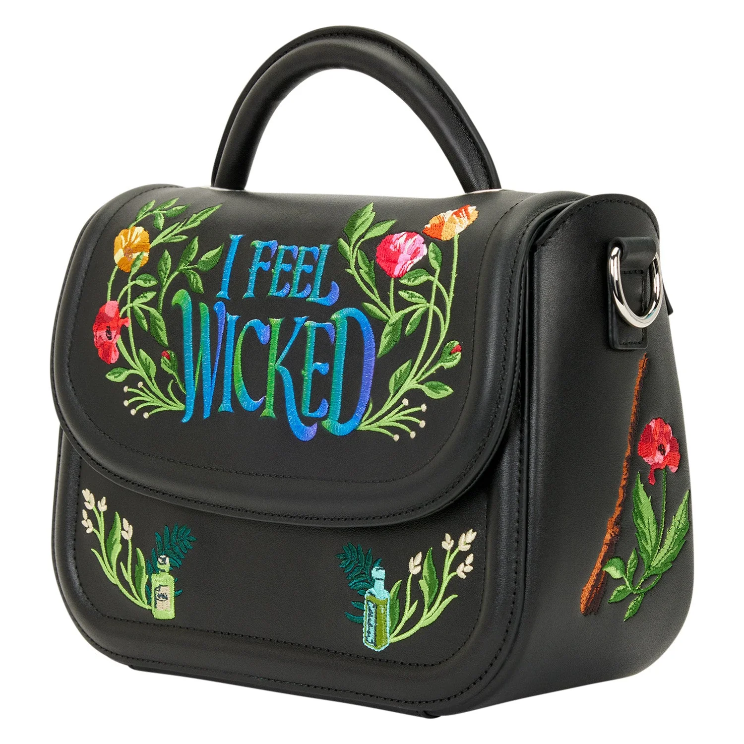 Loungefly x Universal Wicked: Part Two Floral Crossbody Bag - Image 2