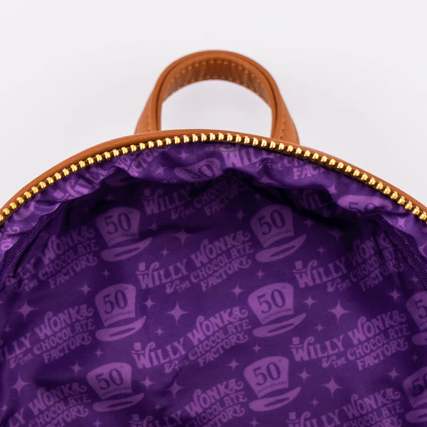 Loungefly x Warner Bros Charlie and the Chocolate Factory 50th Anniversary Mini Backpack - Image 6