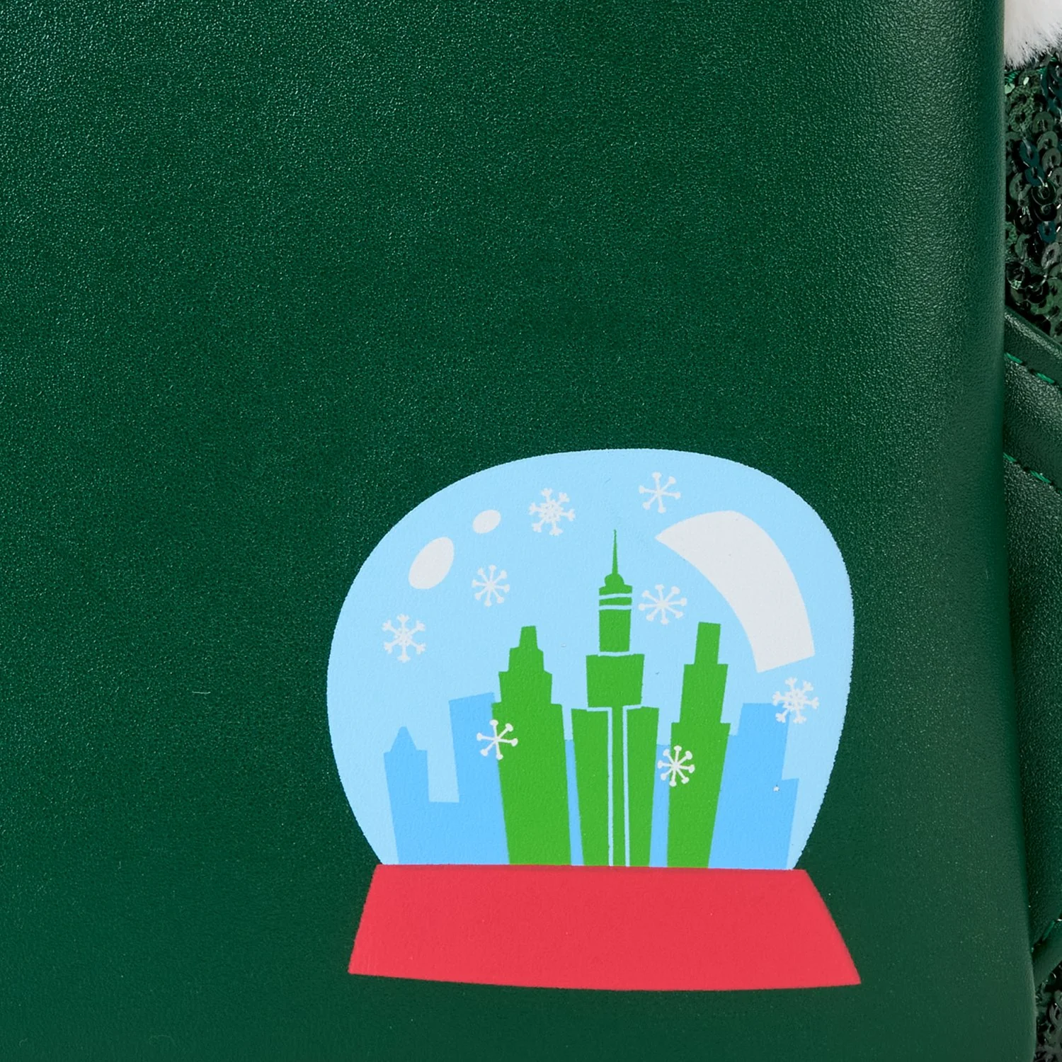 Loungefly x Warner Bros. Elf Buddy Sequin Cosplay Mini Backpack - Image 6