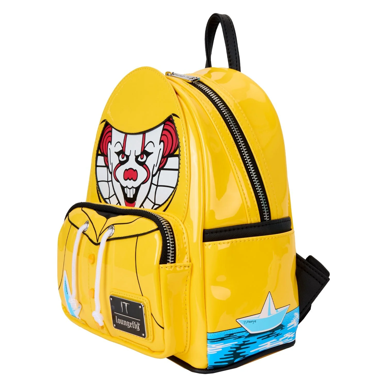 Loungefly x Warner Brothers IT Pennywise Raincoat Cosplay Mini Backpack - Image 2
