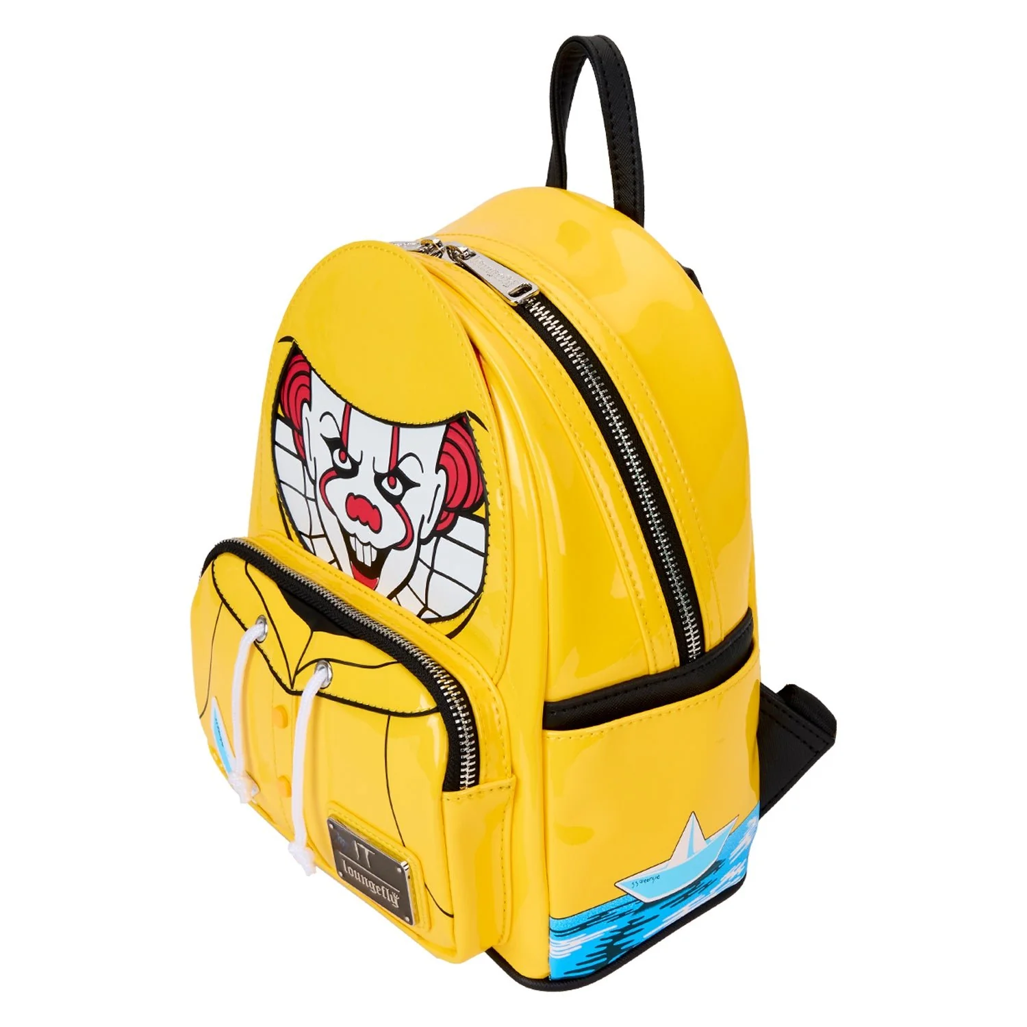 Loungefly x Warner Brothers IT Pennywise Raincoat Cosplay Mini Backpack - Image 3