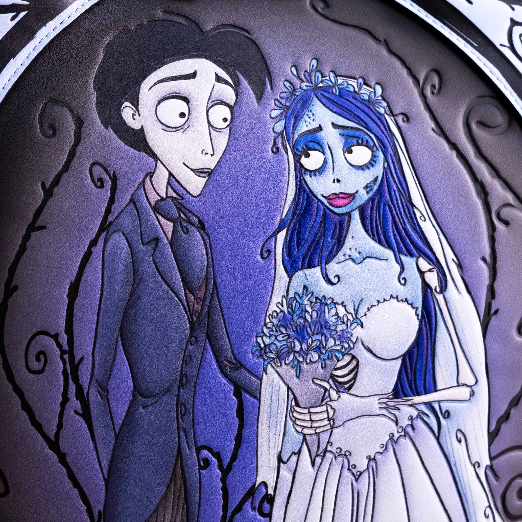 Loungefly x Corpse Bride Victor and Emily Among Vines Tote Bag - Image 5