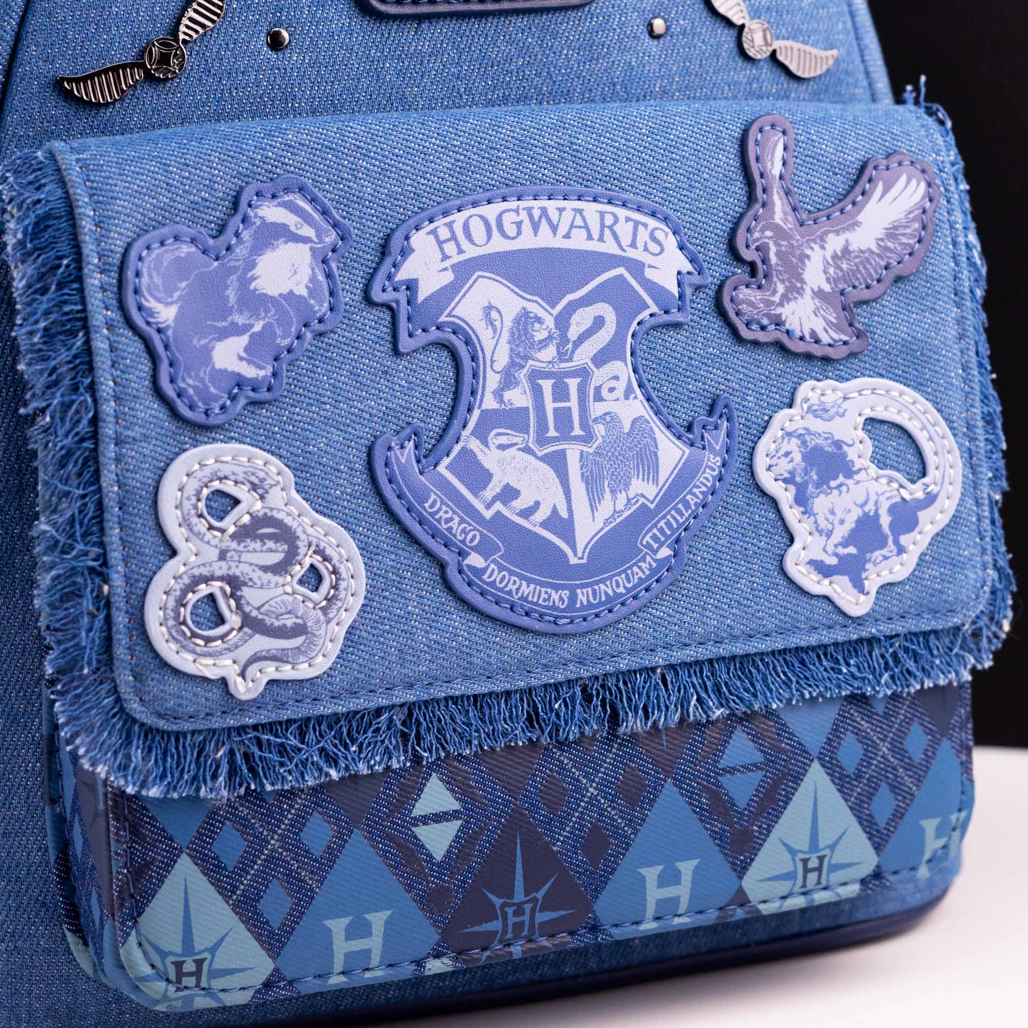 Loungefly x Harry Potter Denim Mini Backpack - Image 3