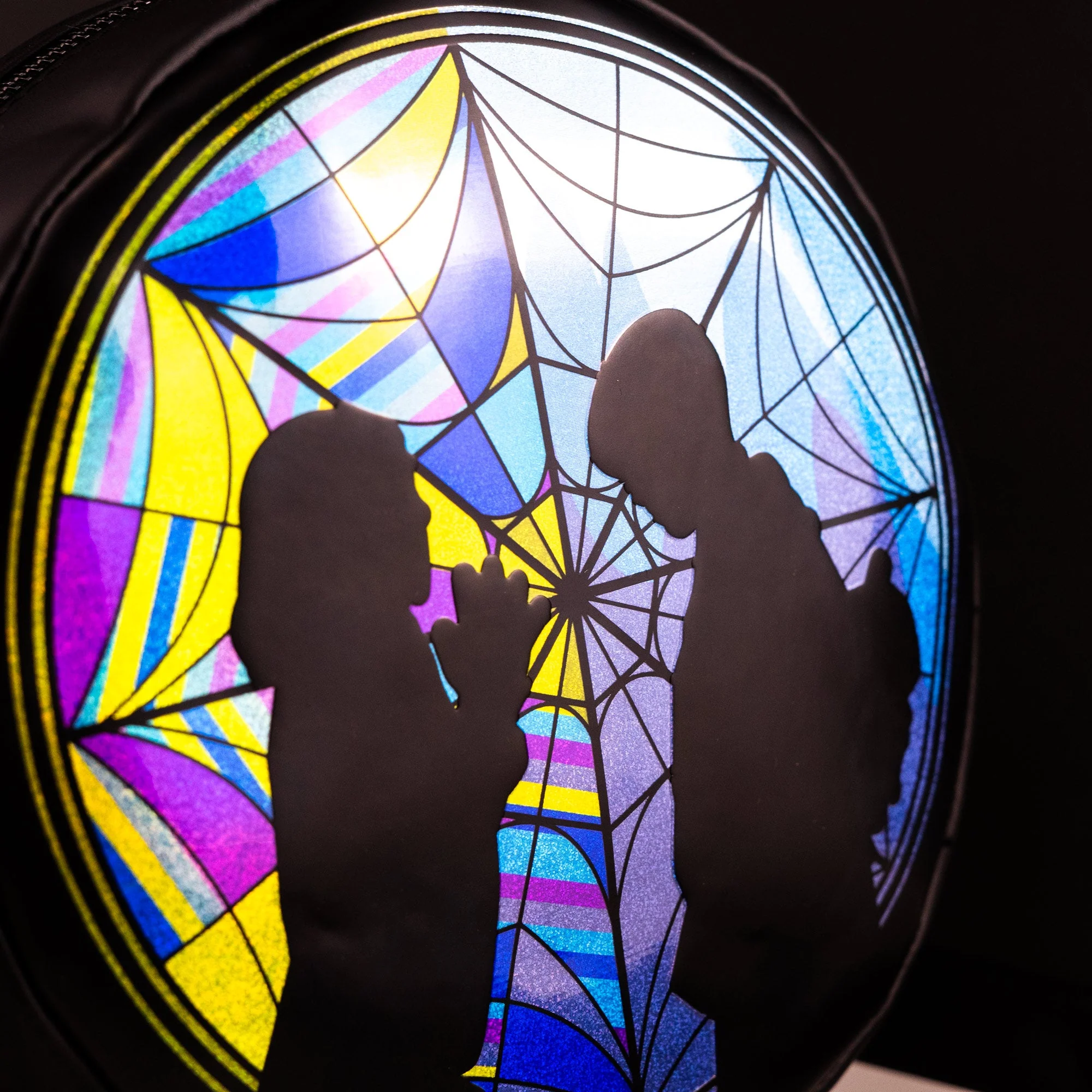 Loungefly x Wednesday Stained Glass Window Crossbody Bag - Image 3