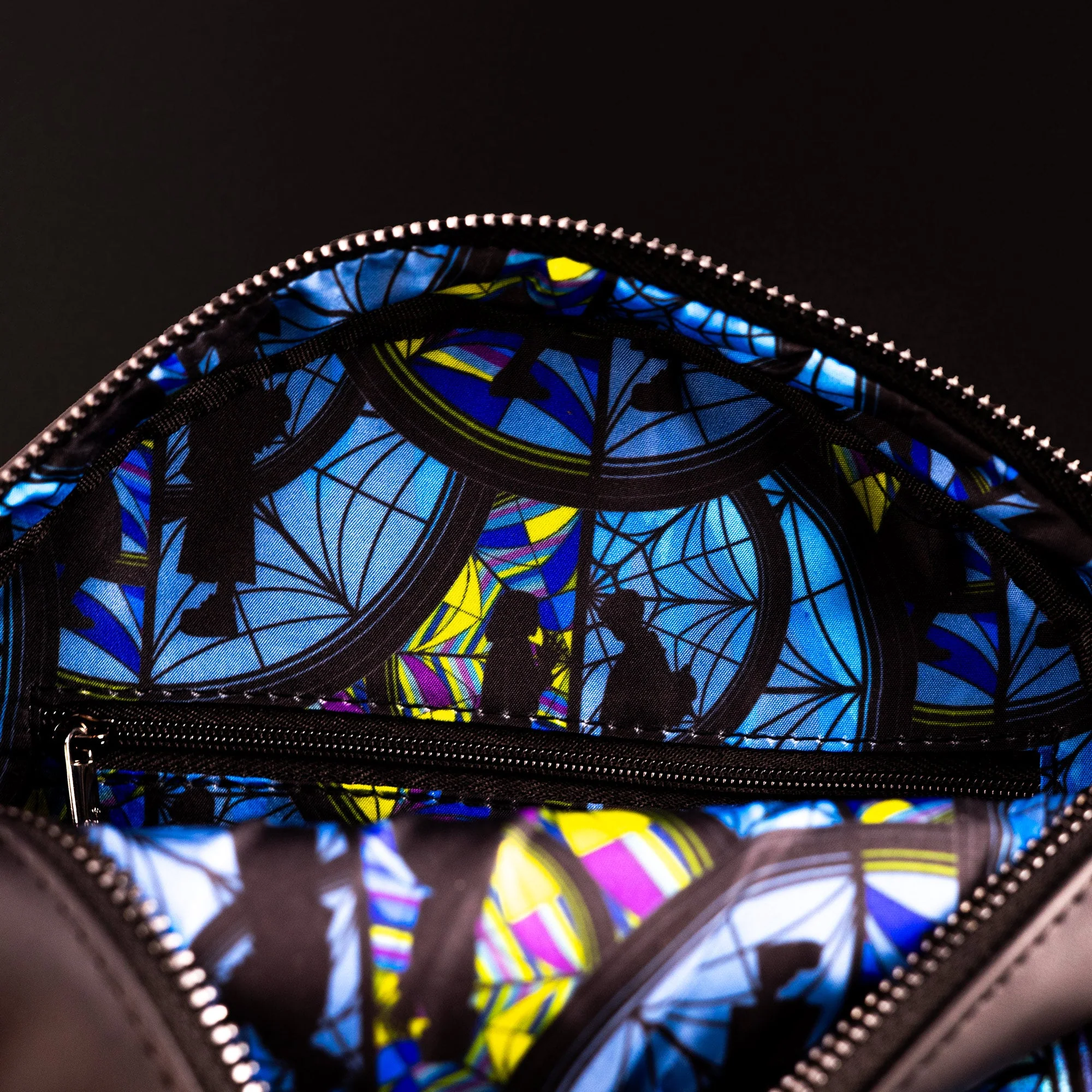 Loungefly x Wednesday Stained Glass Window Crossbody Bag - Image 5