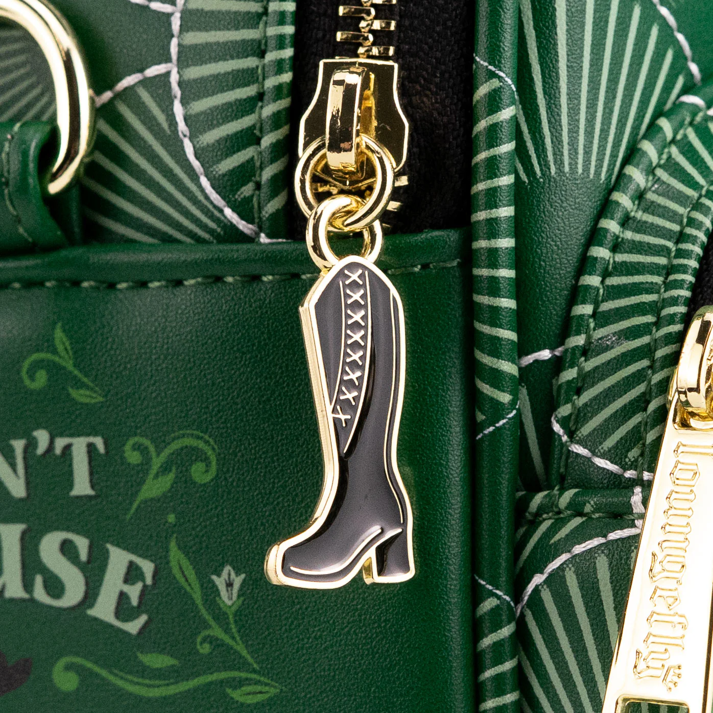 Loungefly x Wicked Elphaba Green Convertible Mini Backpack - Image 7