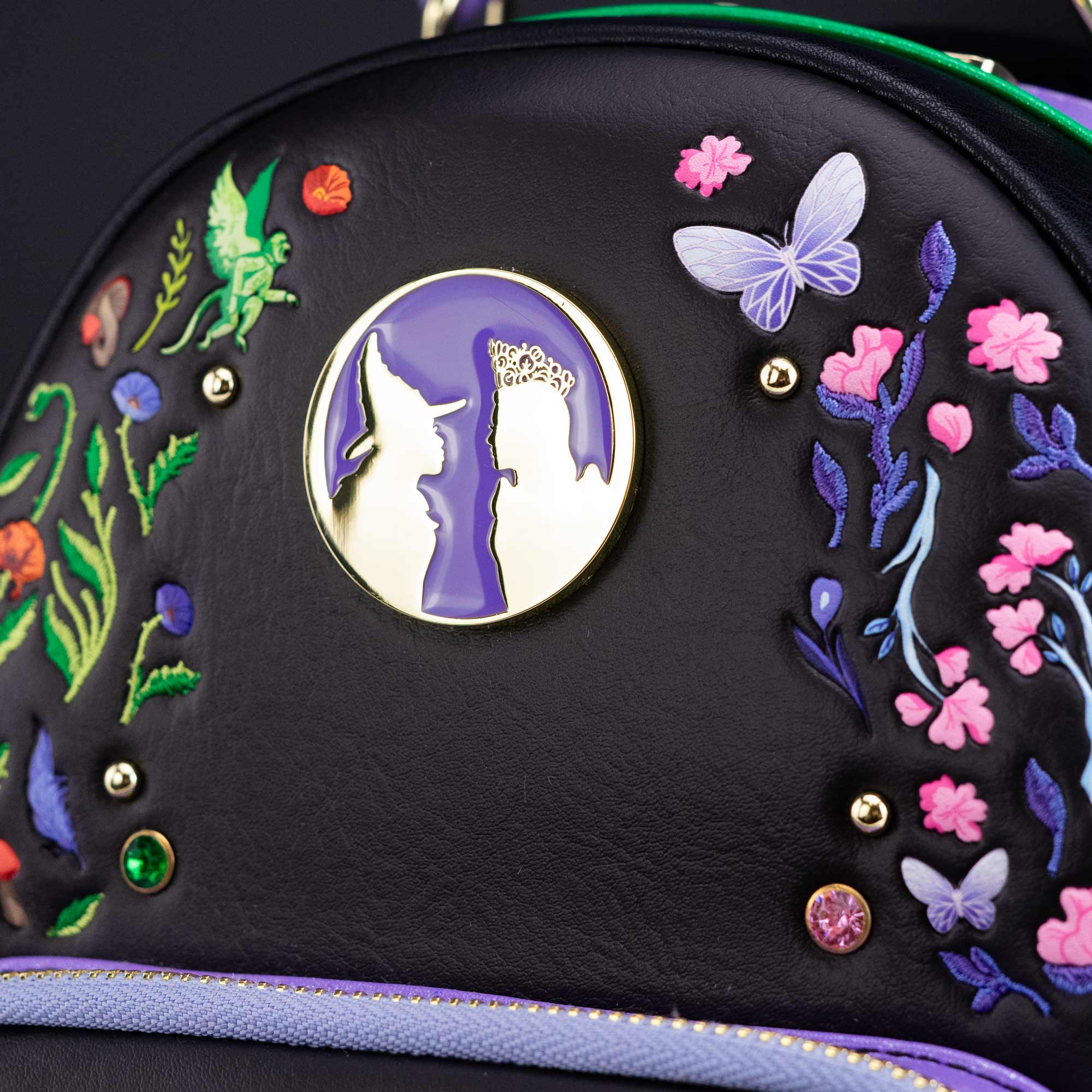 Loungefly x  Wicked Floral & Lace Mini Backpack - Image 2